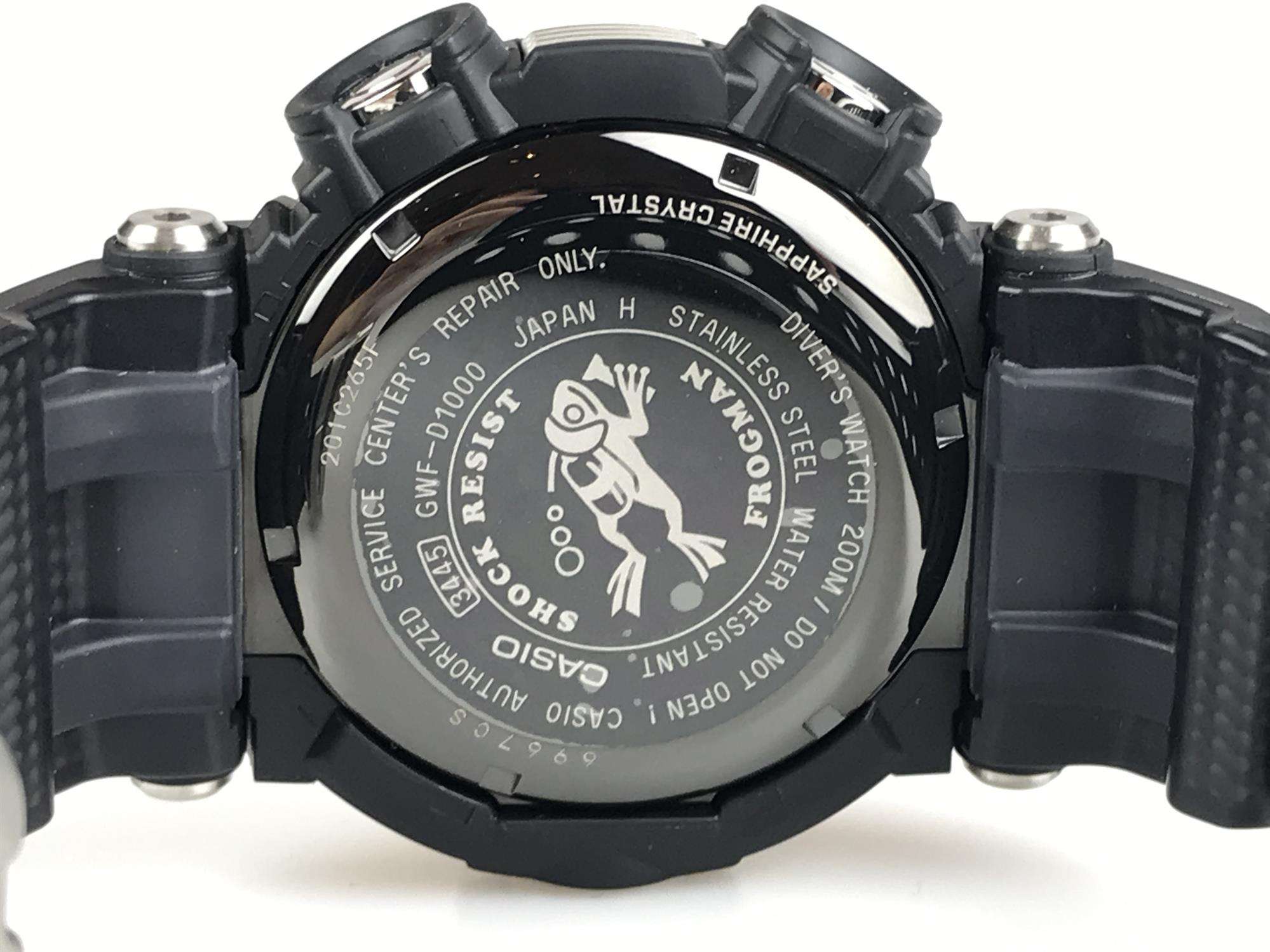 Casio G-Shock Master of G Frogman Herren Uhr GWF-D1000-1ER