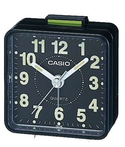 Casio Wecker Timer Schwarze Alarmuhr TQ-140-1EF