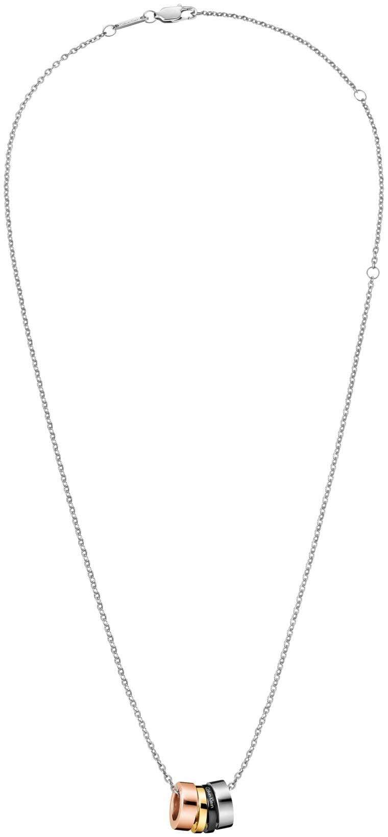 Calvin Klein 4-farbige wunderschöne Damen Halskette KJ7GBN400100