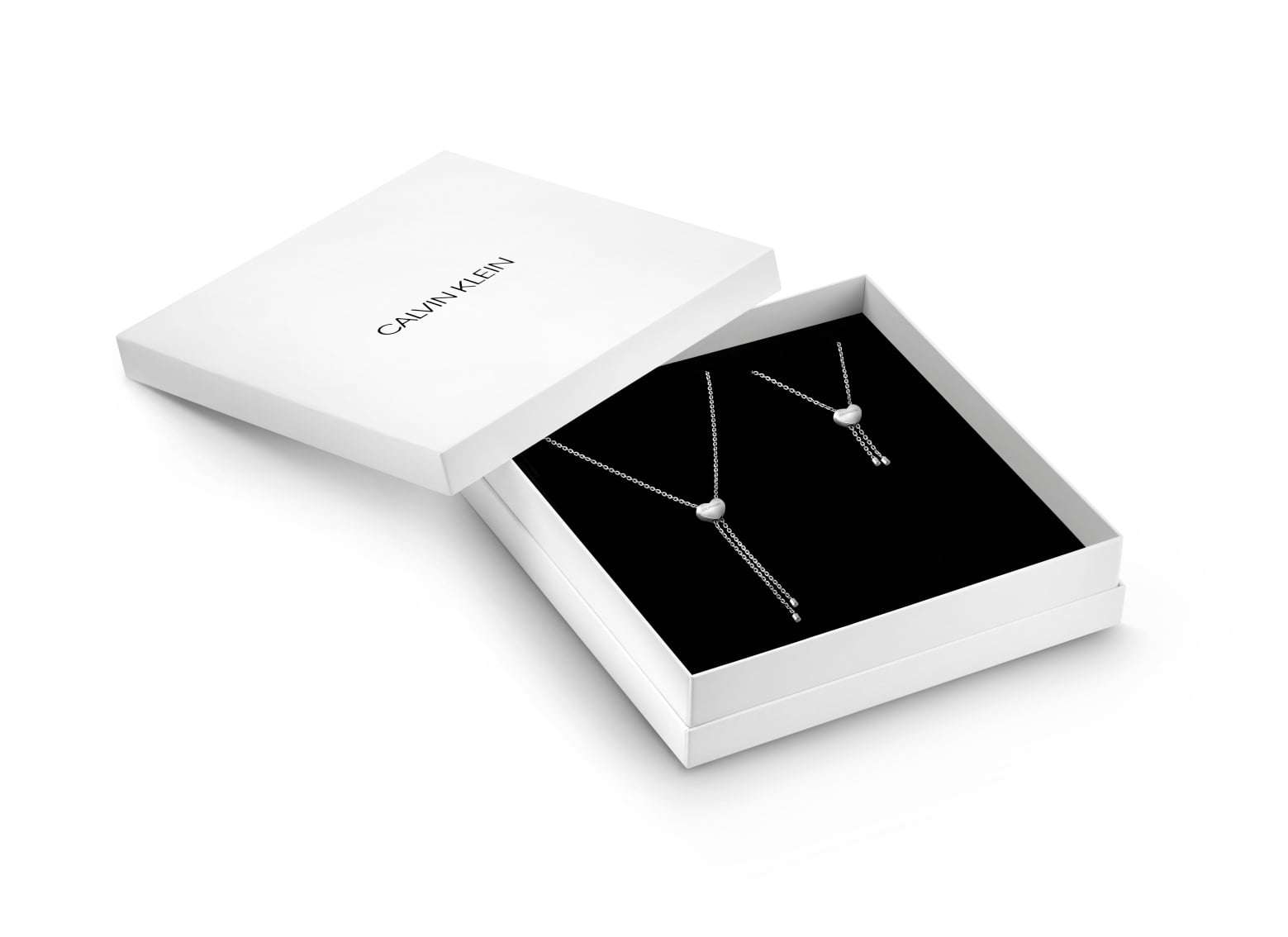 Calvin Klein Seiten Geschenkset Herzförmige Anhänger Halskette Armband KJ9999999974
