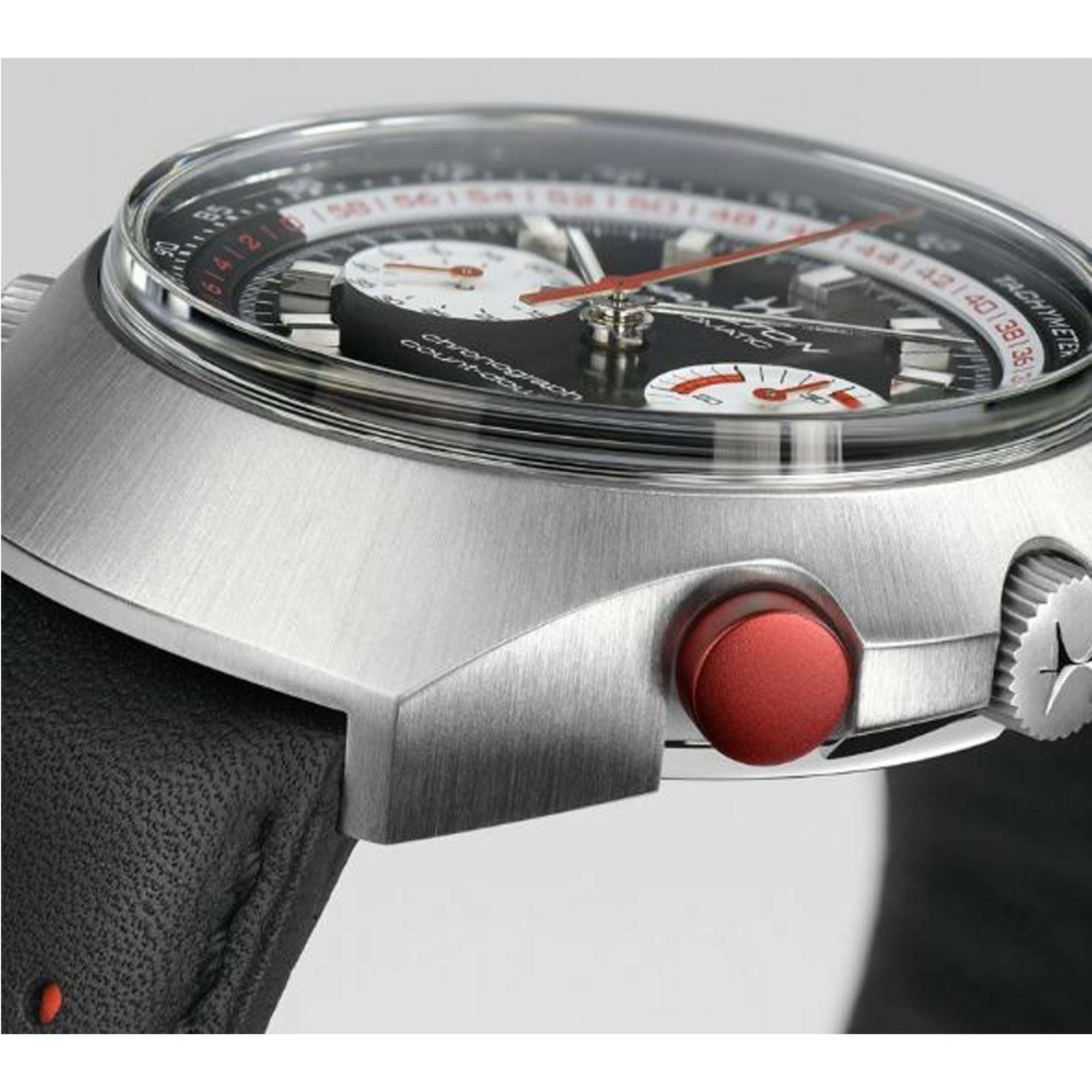 Hamilton American Classic 48mm Chrono-Matic 50 Limited Edition Schwarzes Zifferblatt Leder Herren Automatik Uhr H51616731