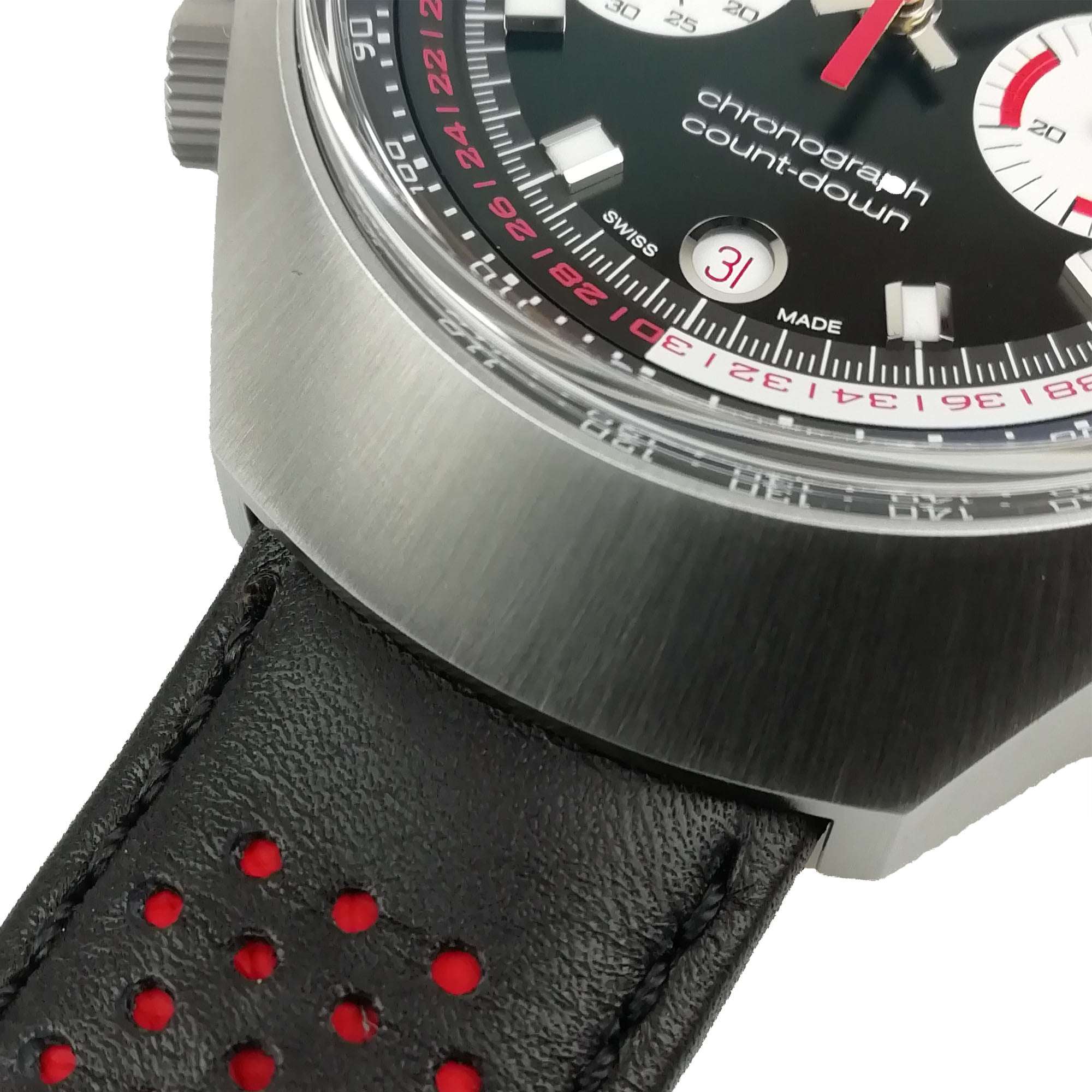 Hamilton American Classic 48mm Chrono-Matic 50 Limited Edition Schwarzes Zifferblatt Leder Herren Automatik Uhr H51616731