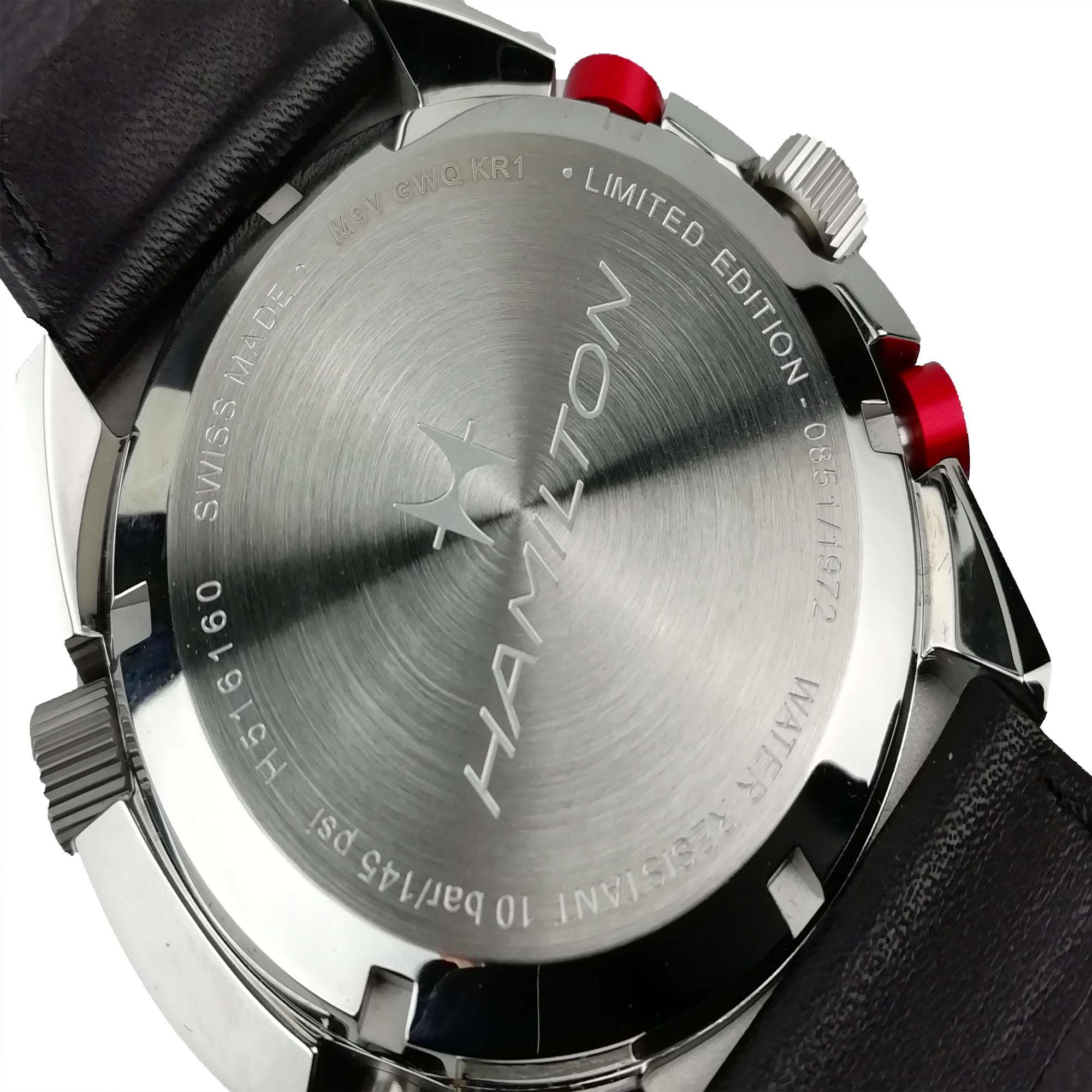 Hamilton American Classic 48mm Chrono-Matic 50 Limited Edition Schwarzes Zifferblatt Leder Herren Automatik Uhr H51616731