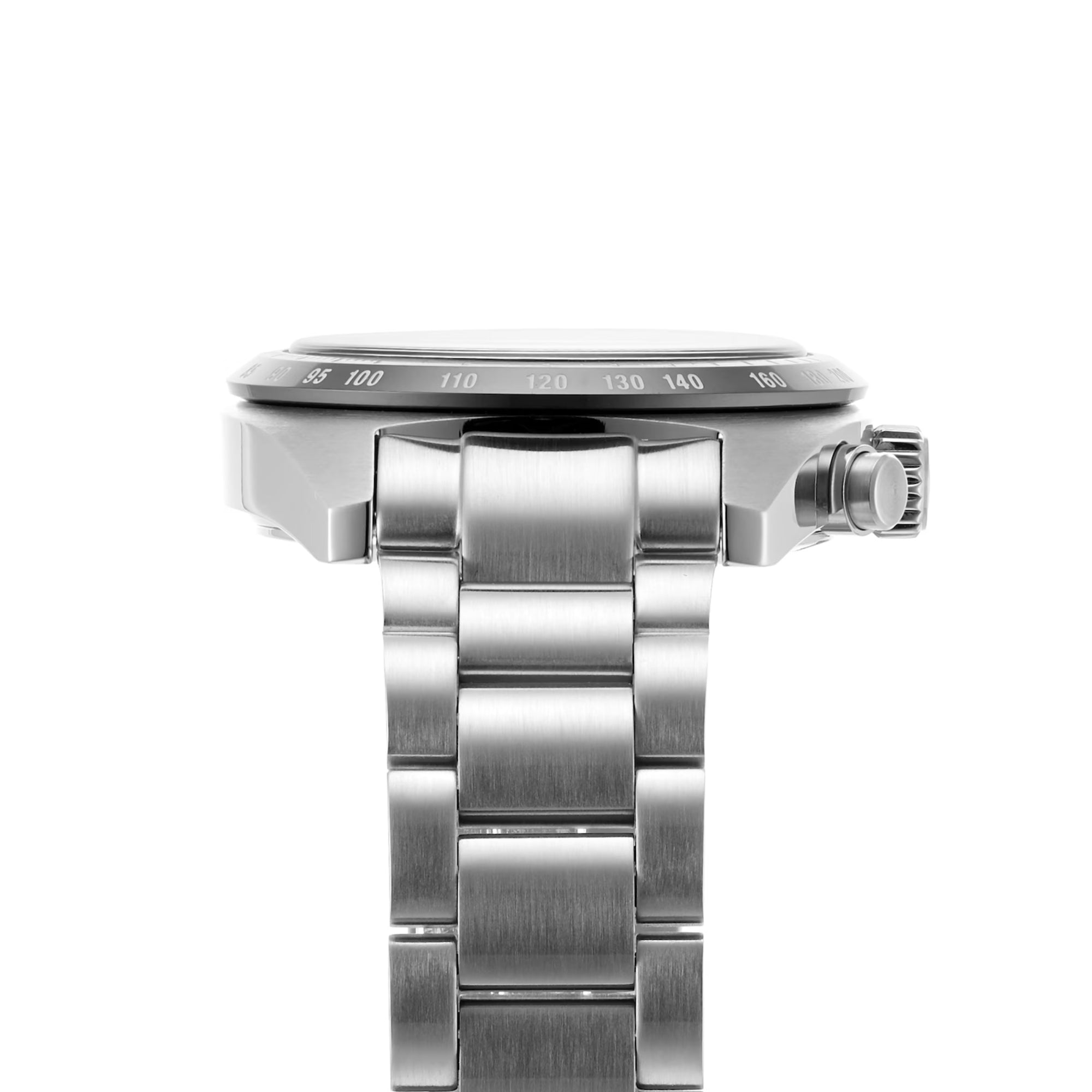 Seiko Prospex Speedtimer Chronograph Solar Quarz Schwarzes Zifferblatt Edelstahlarmband Herren Uhr SSC819P1