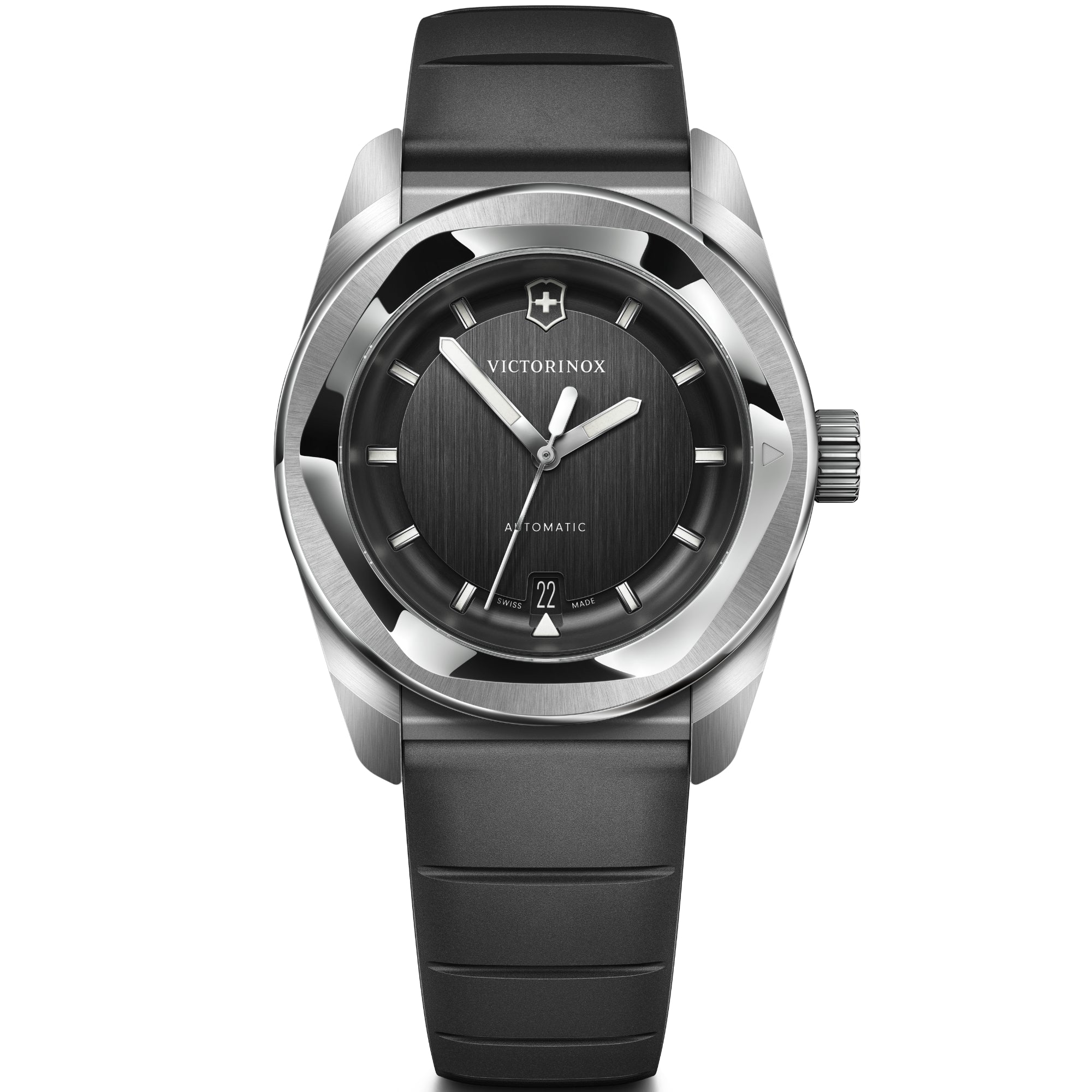 Victorinox Concept One 39mm Black Dial Rubber Mens Automatic Watch 242057