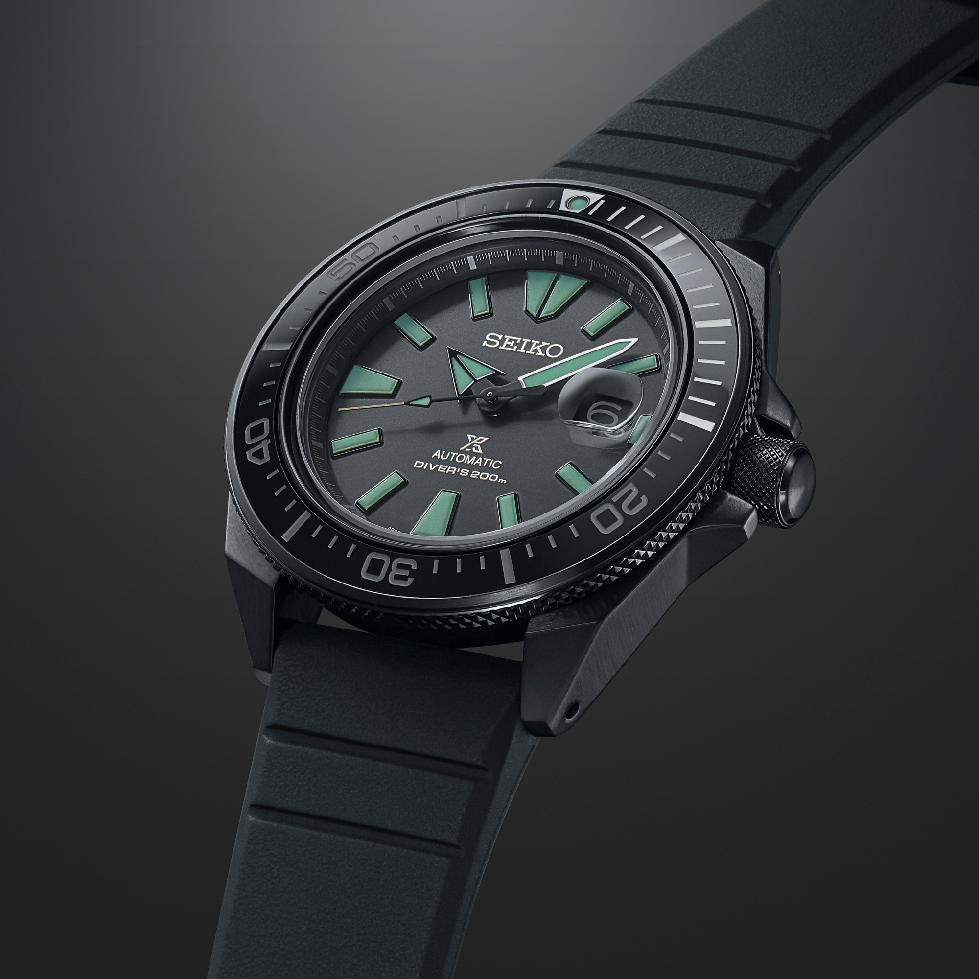 Seiko Prospex Black Series 'Night Vision' King Samurai Automatik Limitierte Auflage Uhr SRPH97K1