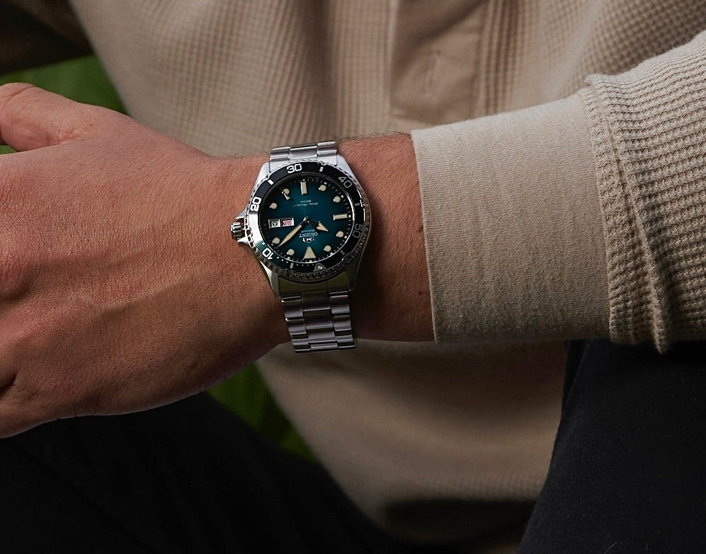 Orient Mako 42 mm Blaues Zifferblatt Stahl Herren Automatik Uhr RA-AA0811E19B