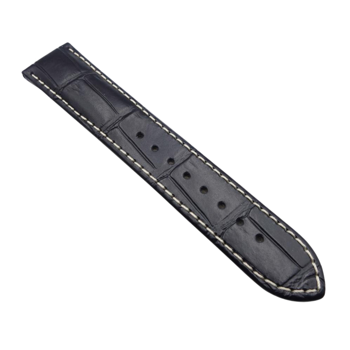 Cinturino per orologio Hamilton Khaki Field Murph in pelle nera H690000143