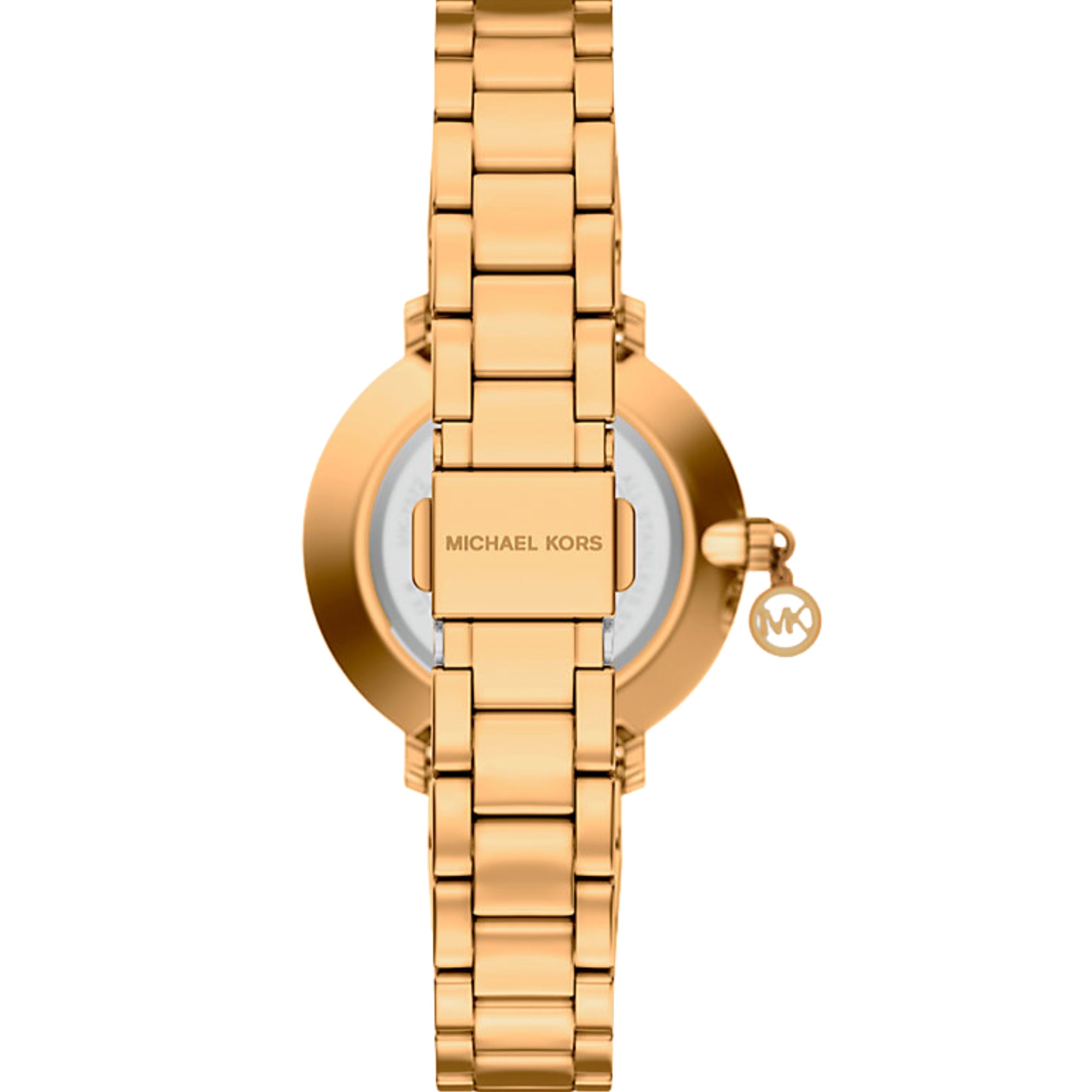 Michael Kors Pyper 32mm Gold Dial Steel Ladies Quartz Watch MK7572