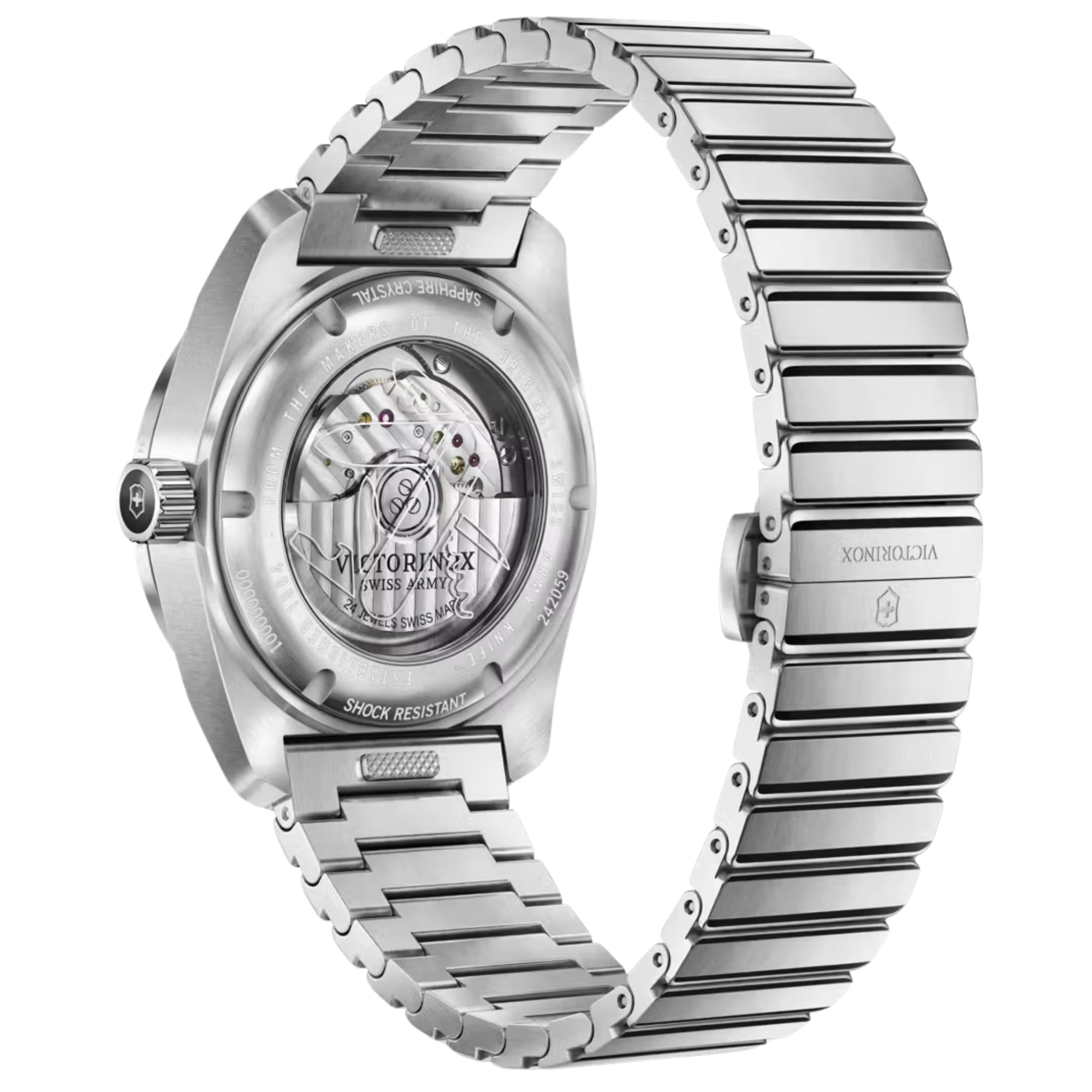 Victorinox Concept One 242059 exhibition caseback revealing La Joux-Perret G100 movement   