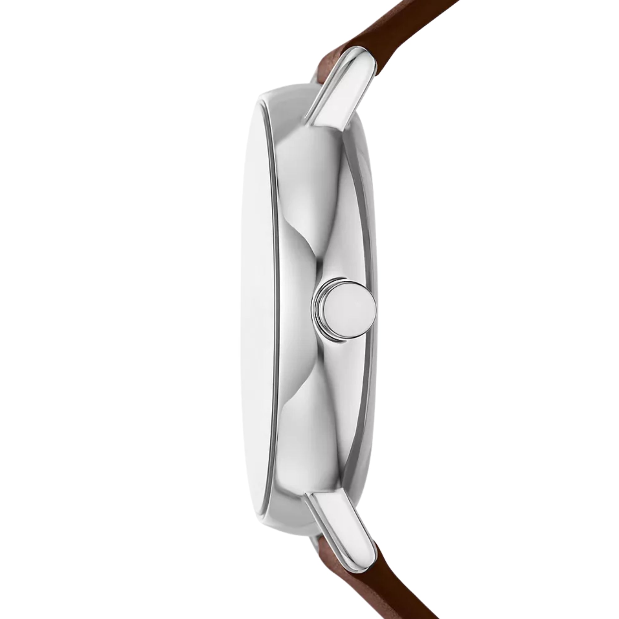 Skagen Signatur 40mm Chronograph Grey Dial Leather Mens Quartz Watch SKW6941