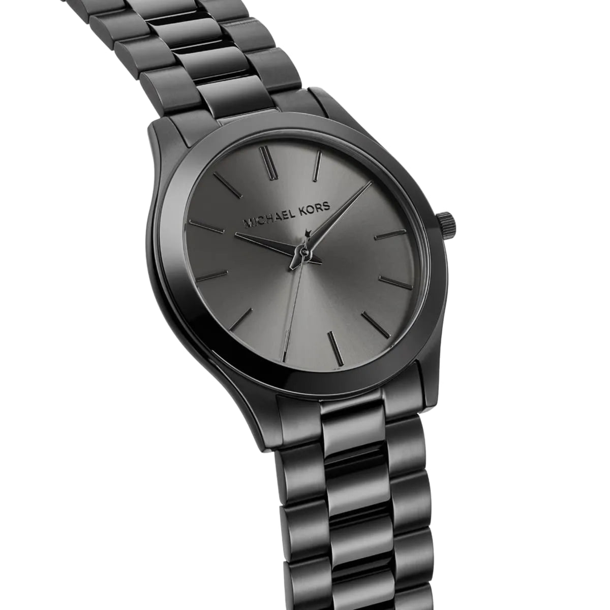 Michael Kors Slim Runway 42mm Black Dial Mens Quartz Watch MK8507