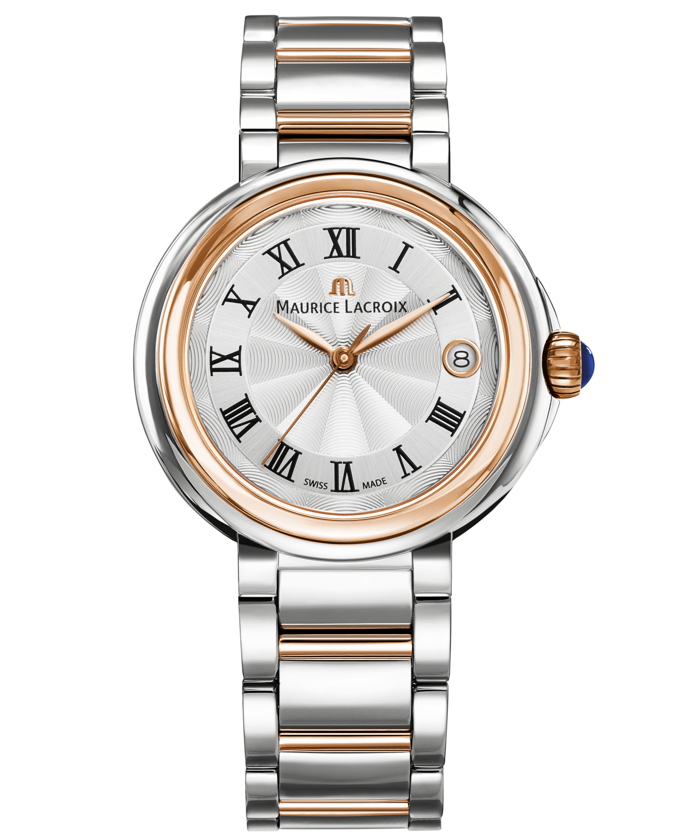 Maurice Lacroix Fiaba Stainless Steel Gold Silver Dial Ladies' Watch FA1007-PVP13-110-1 - WatchNation