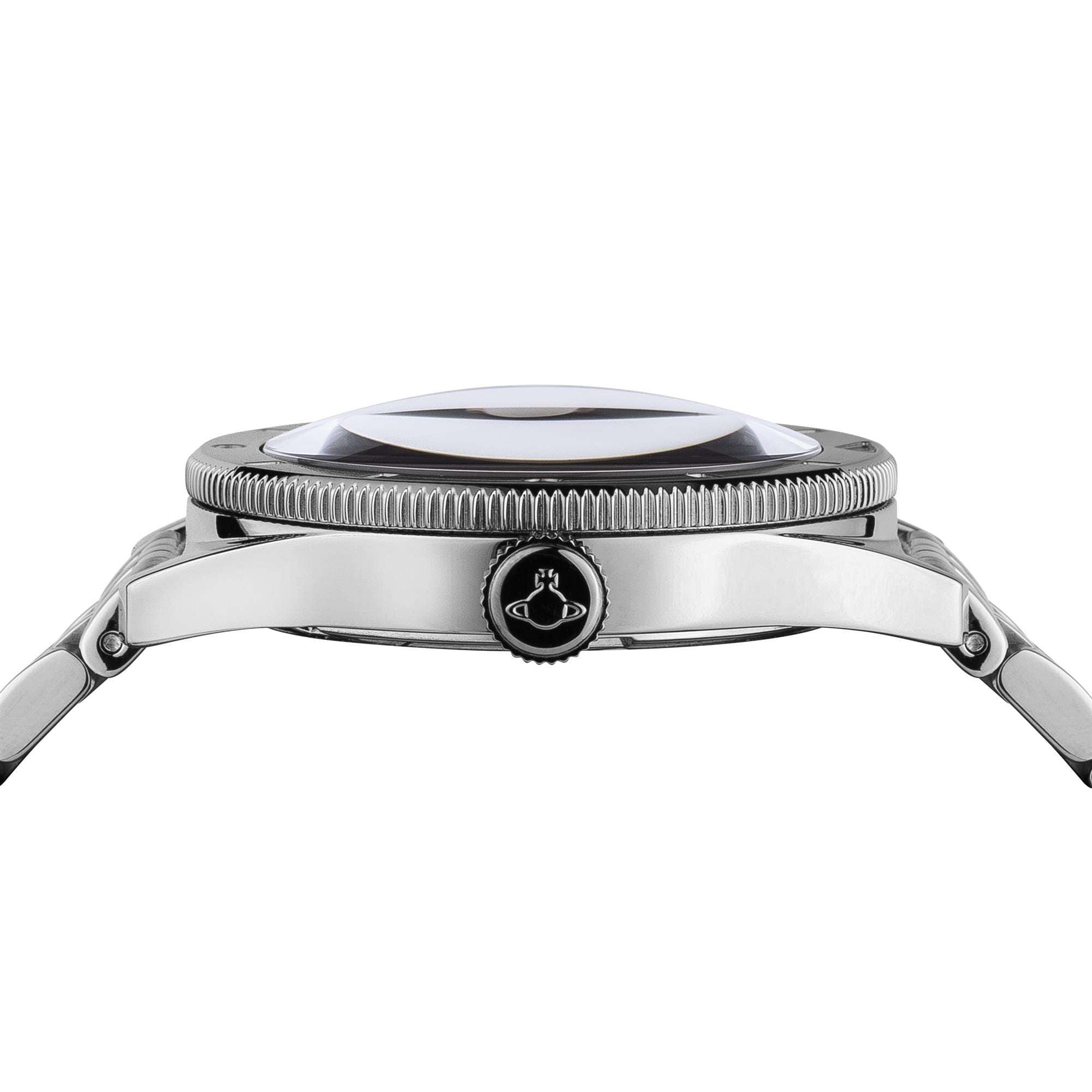 Vivienne Westwood Smithfield Stainless Steel Black Dial Men's Watch VV160BKSL - WatchNation