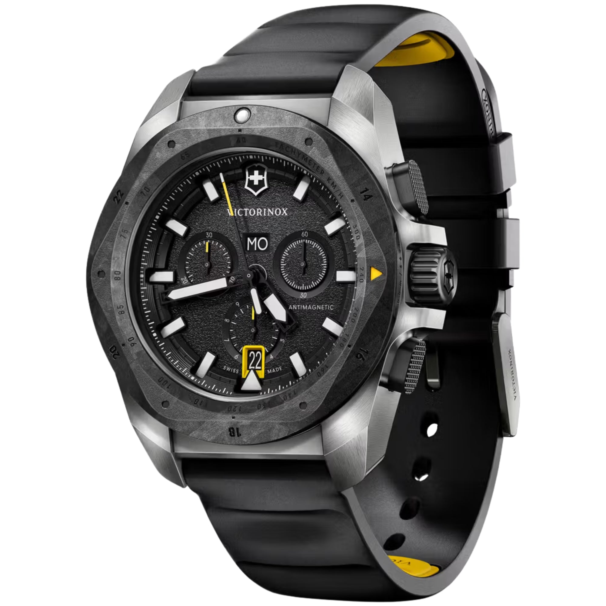 Victorinox I.N.O.X. 242011 titanium case and carbon bezel detail