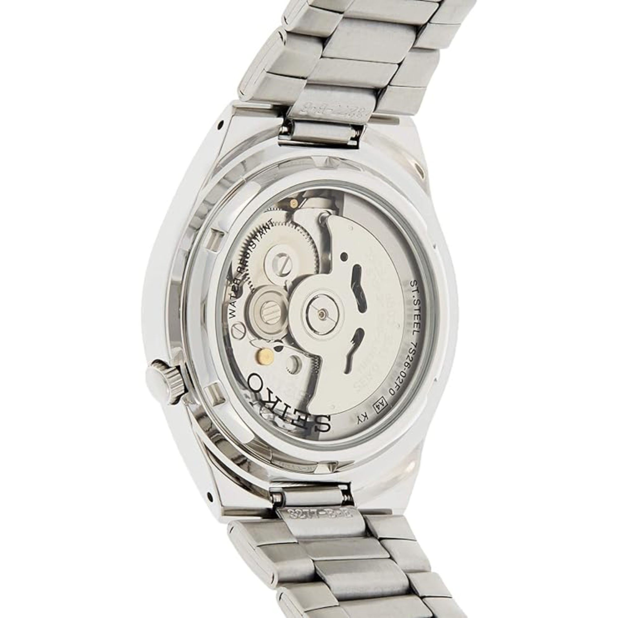 Seiko 5 Automatic Blue Dial Silver Stainless Steel Men's Watch SNK615K1 - WatchNation