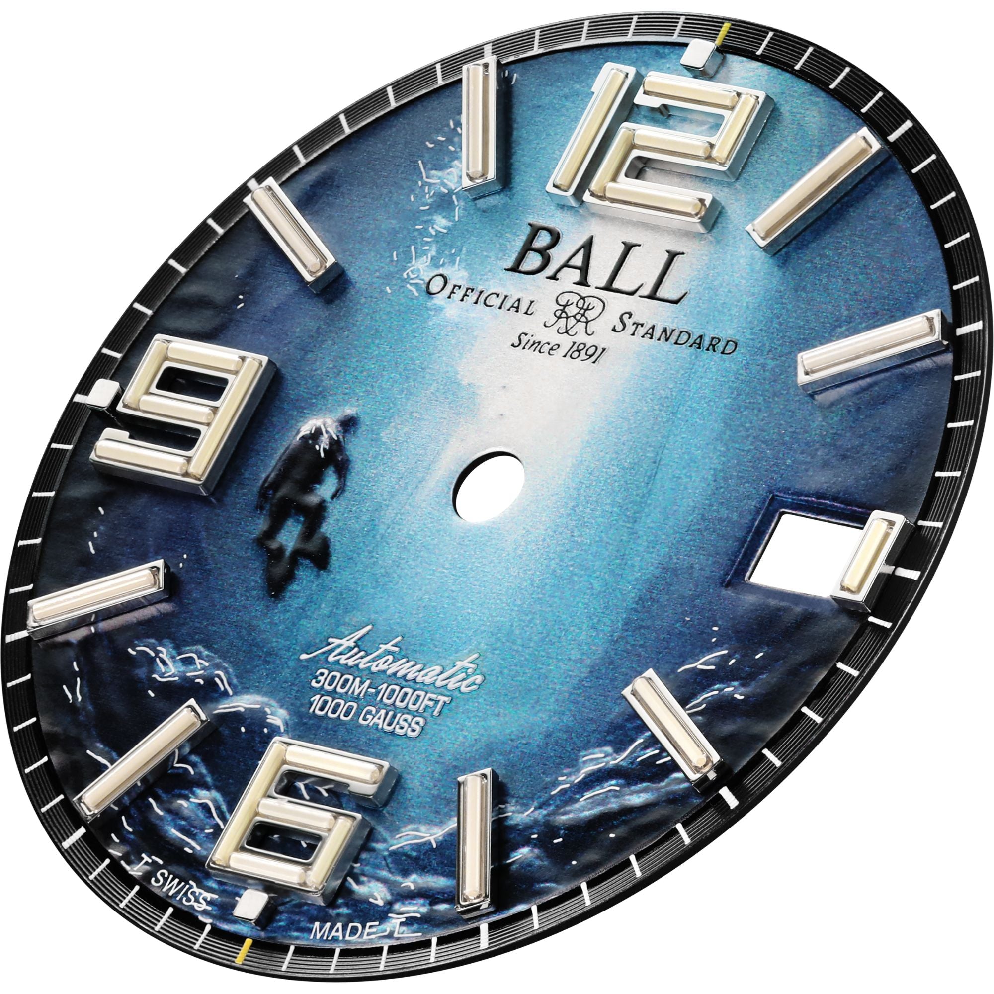 BALL Engineer Master II Diver Blaues Zifferblatt Stahlarmband Herren Taucheruhr DM2280A-S8-BE