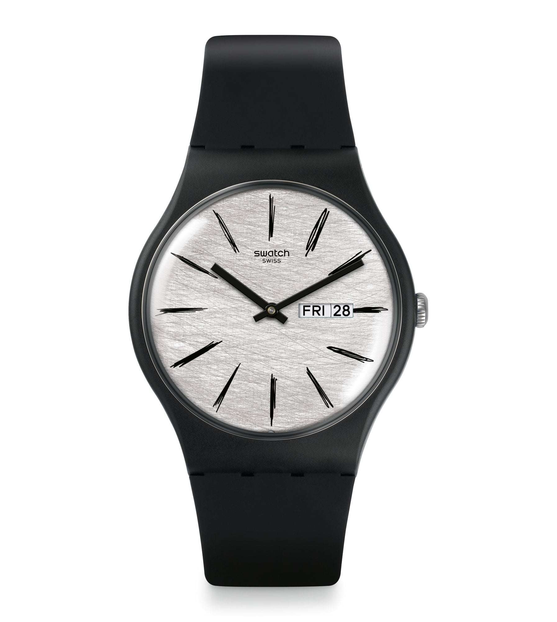 Swatch Matita Grey Dial Watch SUOB726