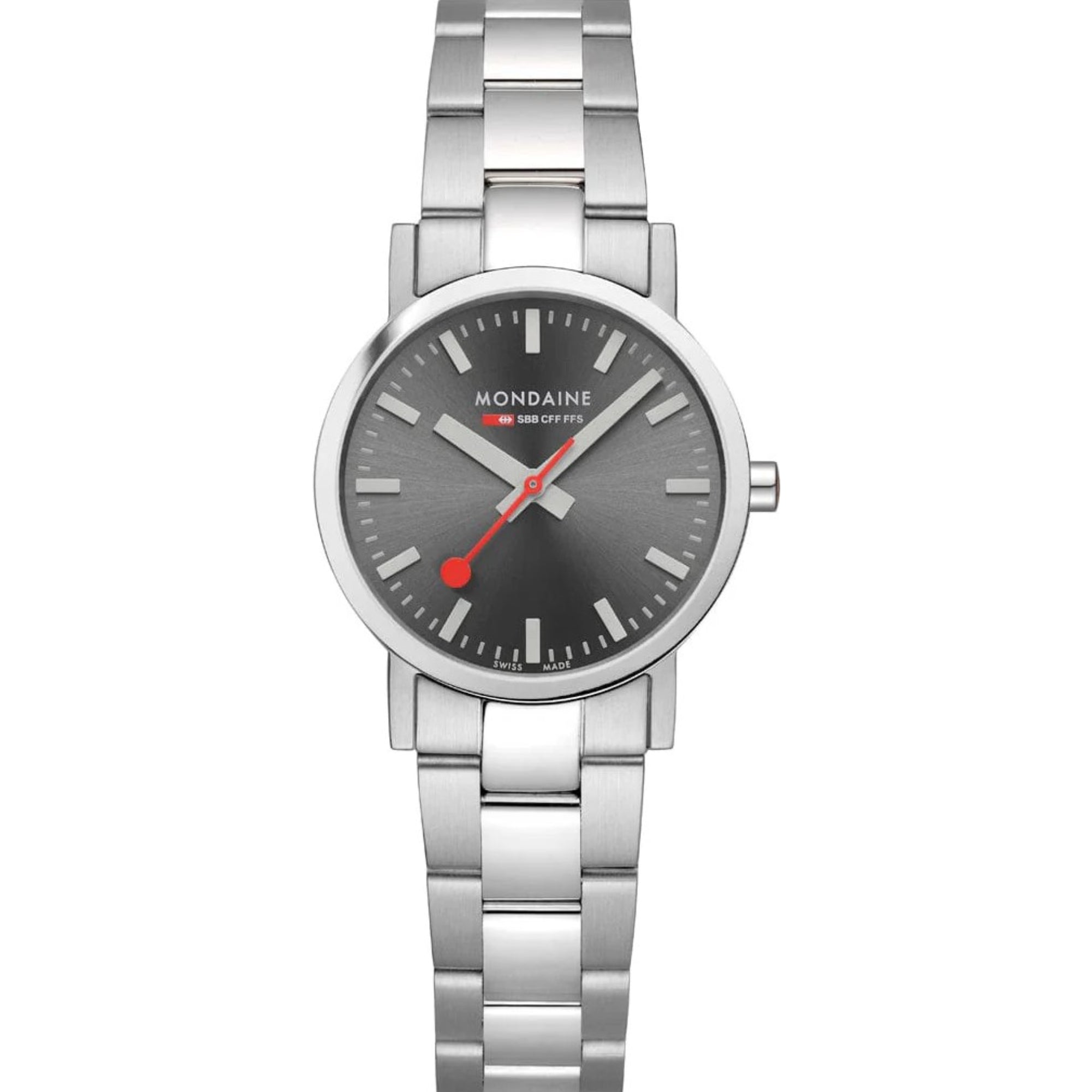 Mondaine Classic Cool Grey Dial Women's Watch A658.30323.80SBJ