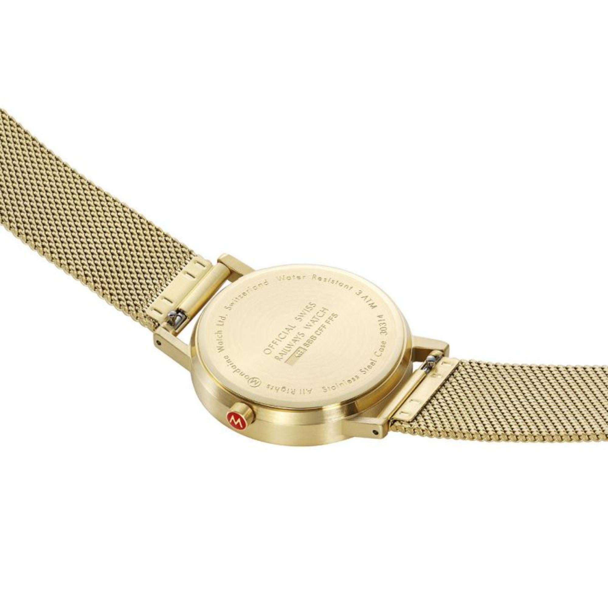 Mondaine Classic 36mm Gray Dial Steel Quartz Watch A660.30314.80SBM