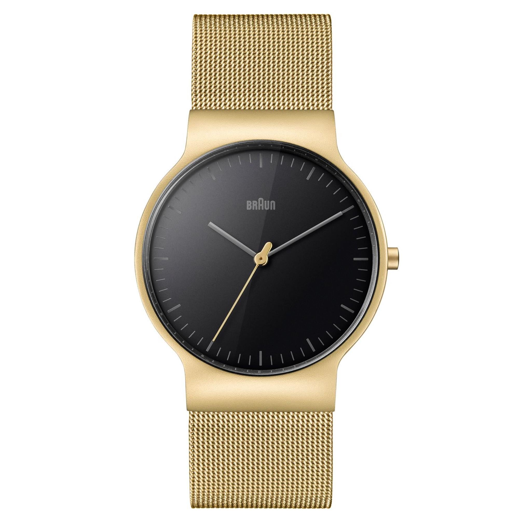 Braun Classic Slim Gold and Black Watch BN0211BKGDMHG