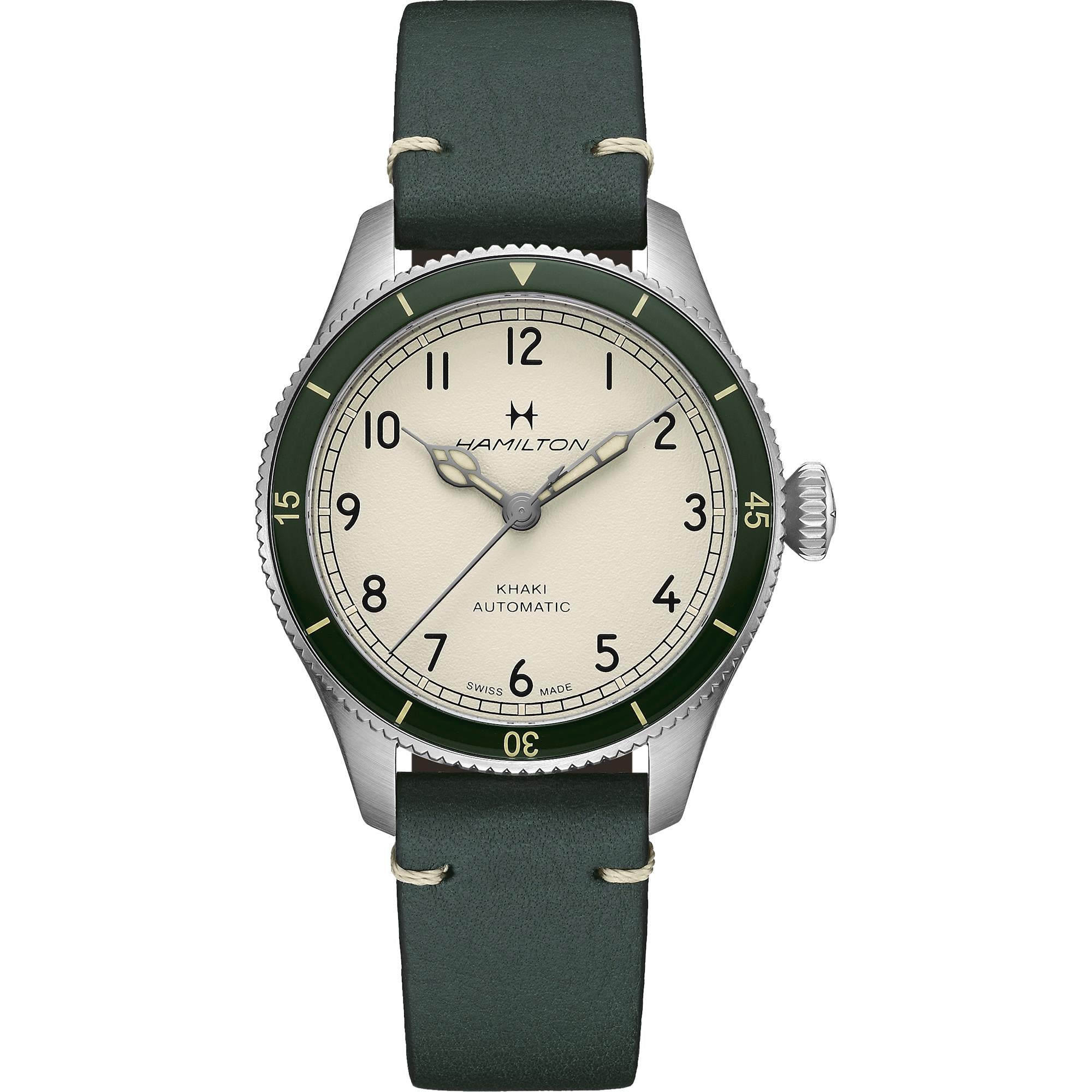Hamilton Khaki Aviation Pilot Pioneer Automatic Men's Watch H76255810 front view