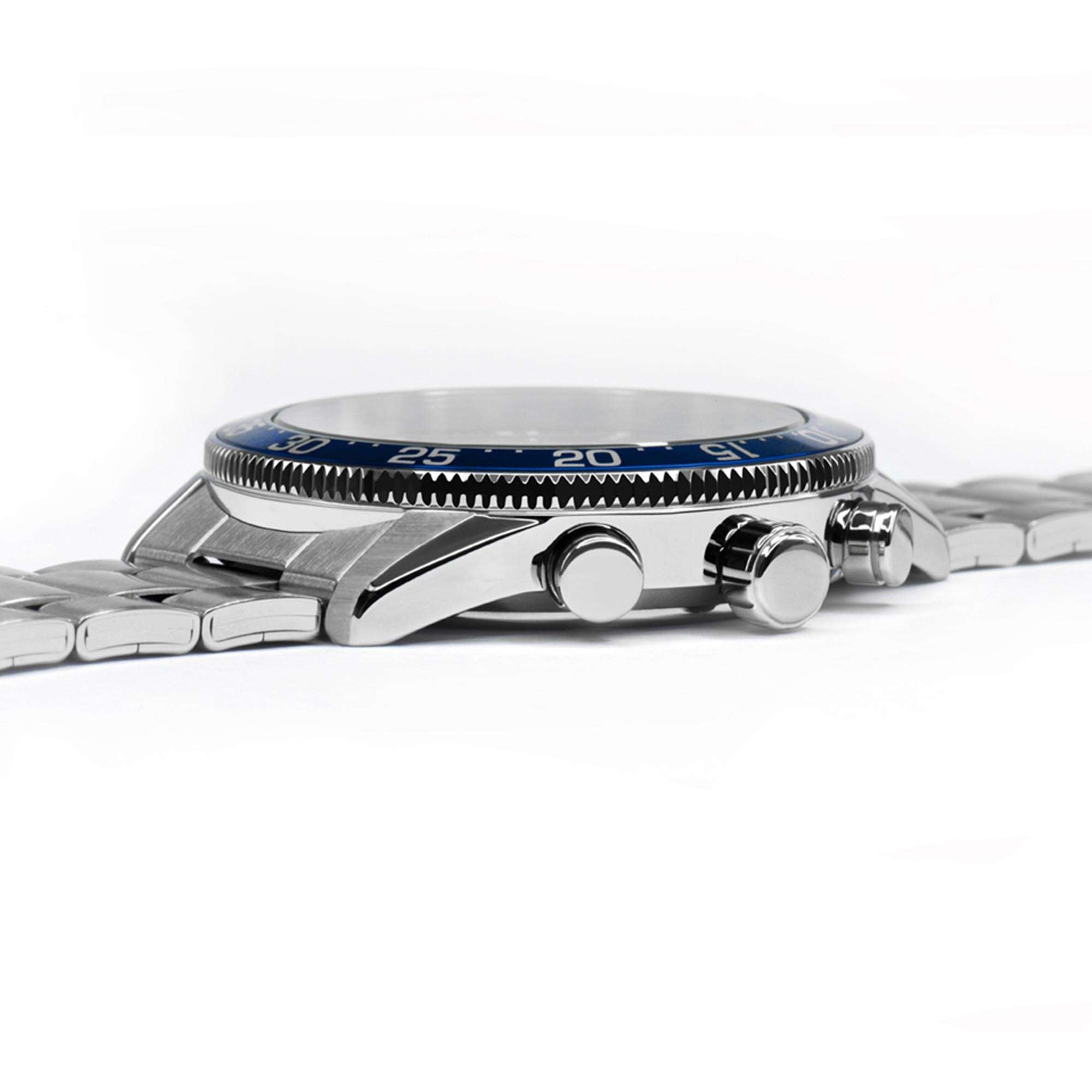 Lorus Sports Quarz Blaues Zifferblatt Edelstahlarmband Herren Uhr RM337FX9