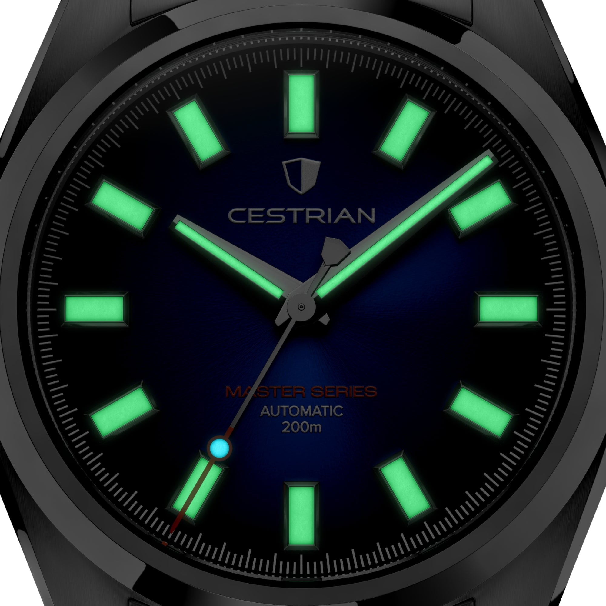 Cestrian Master Series V3 Champagne Dial Steel Bracelet Automatic Men's Watch CM-CH001