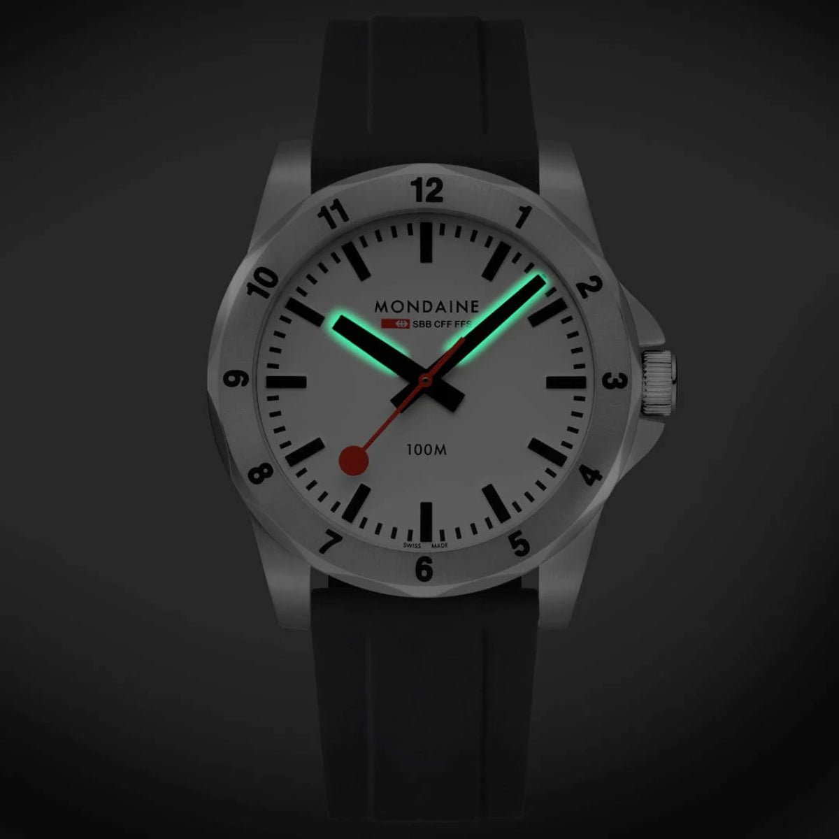Mondaine Numeri Quartz White Dial Men's Watch MSN.4211B.RB