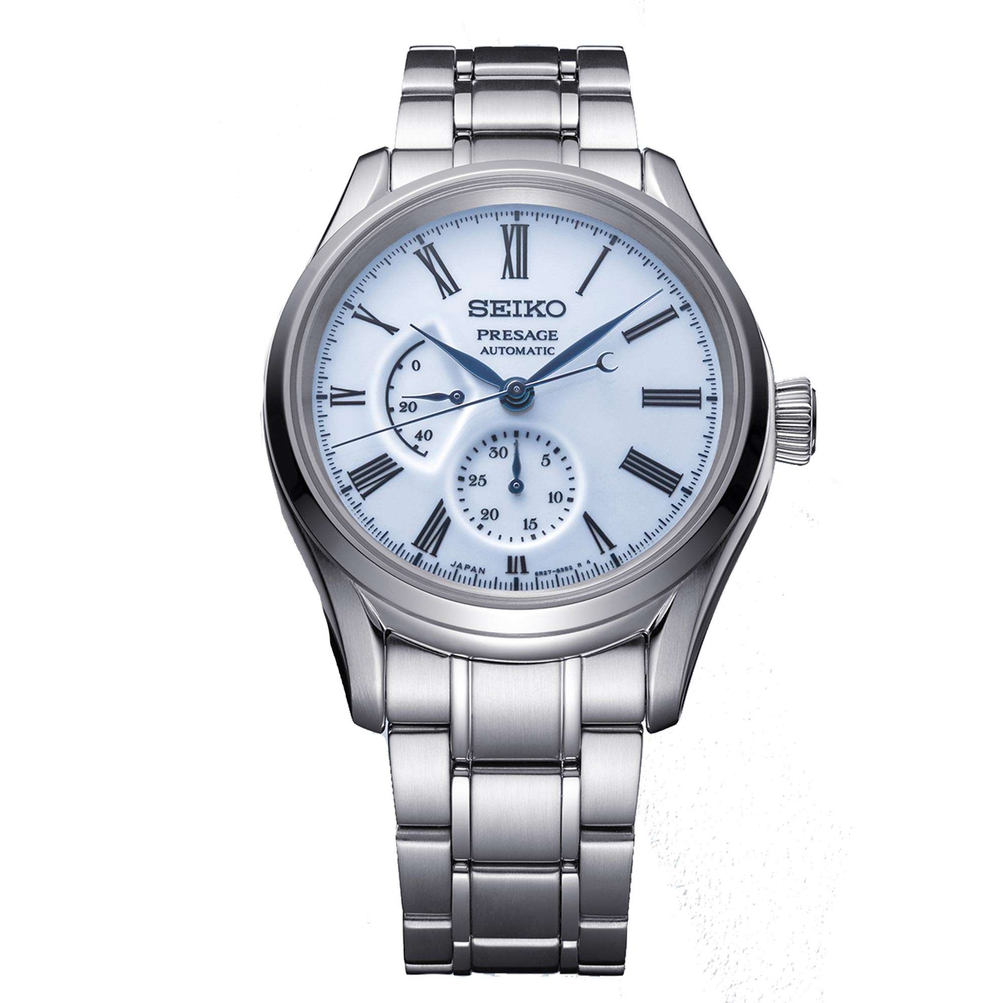 Seiko Presage Arita Porzellan Limitierte Auflage Automatik Blaues Zifferblatt Edelstahlarmband Herren Uhr SPB267J1