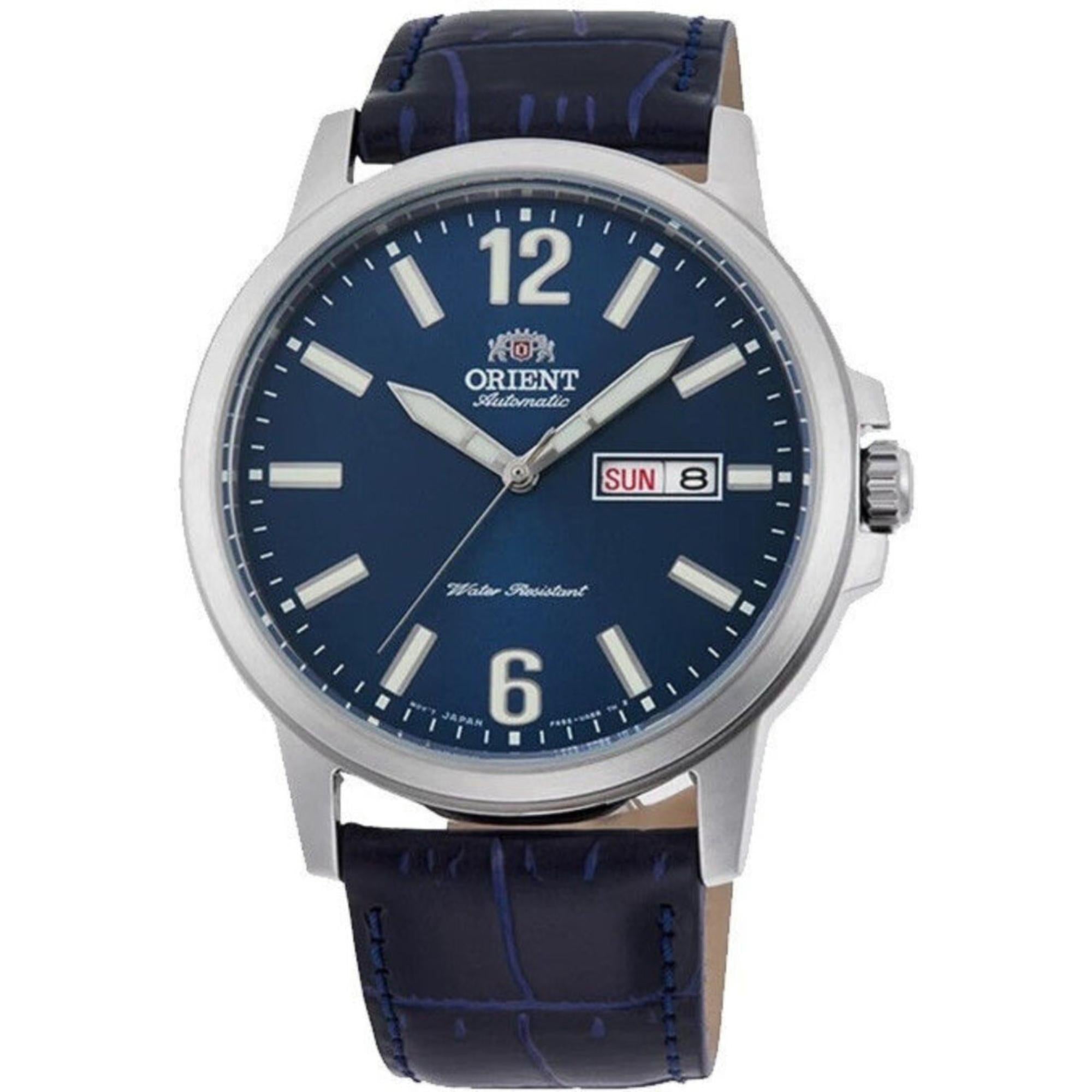 Orient Contemporary navy dial automatic watch RA-AA0C05L39B front view