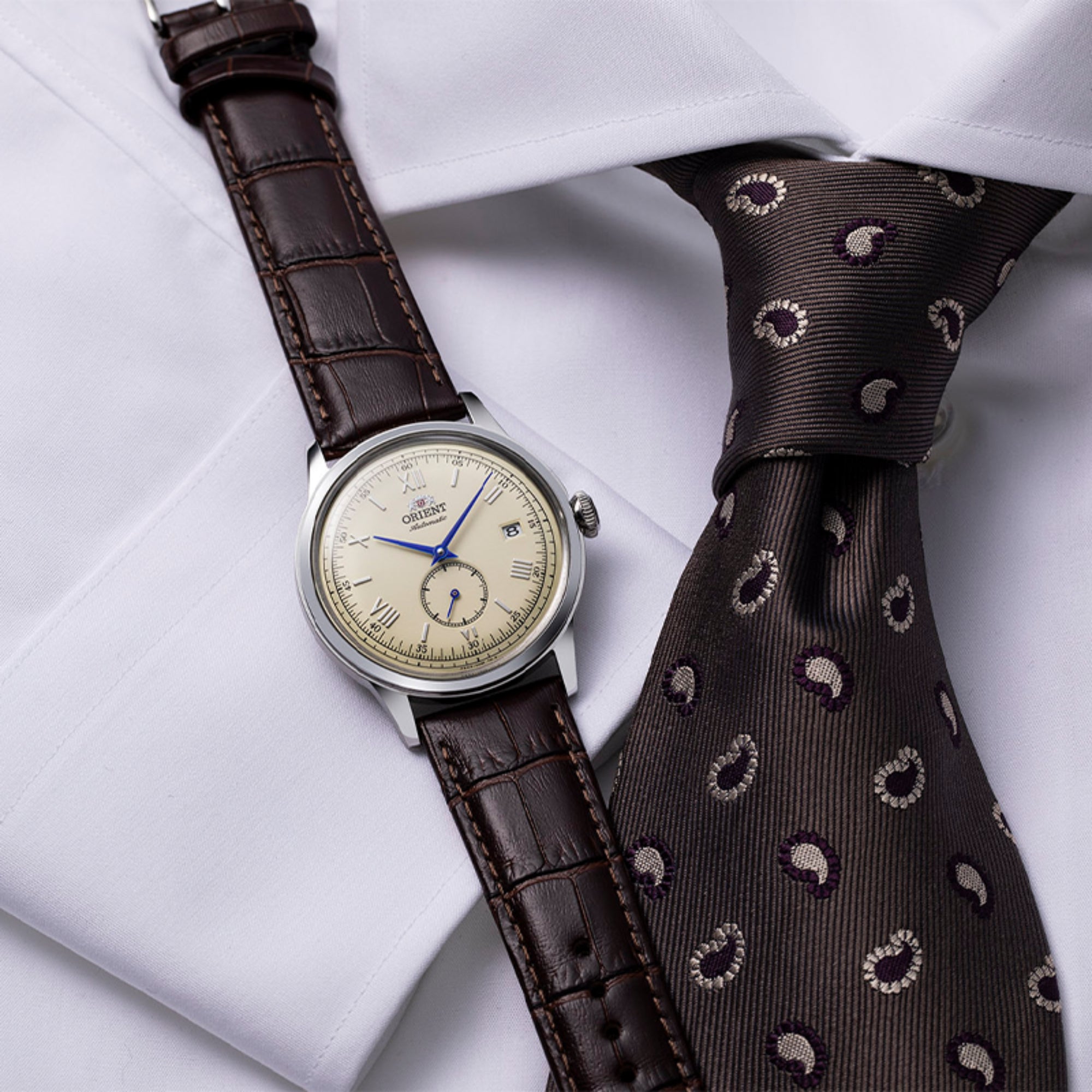 Orient Bambino Classic Vintage Style Small Seconds Unisex Dress Watch RA-AP0105Y30B
