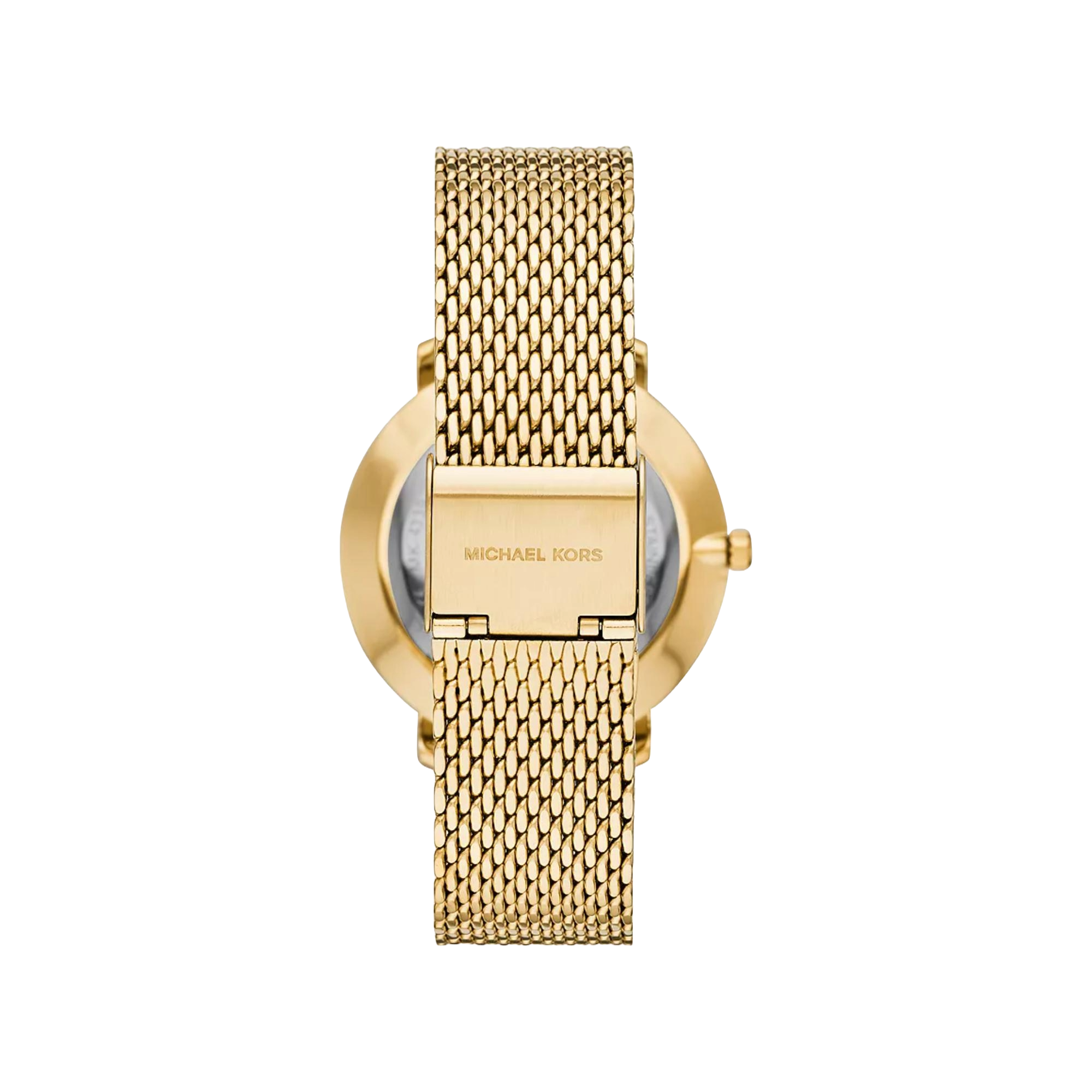 Michael Kors Pyper 38mm Gold Dial Steel Ladies Quartz Watch MK4339