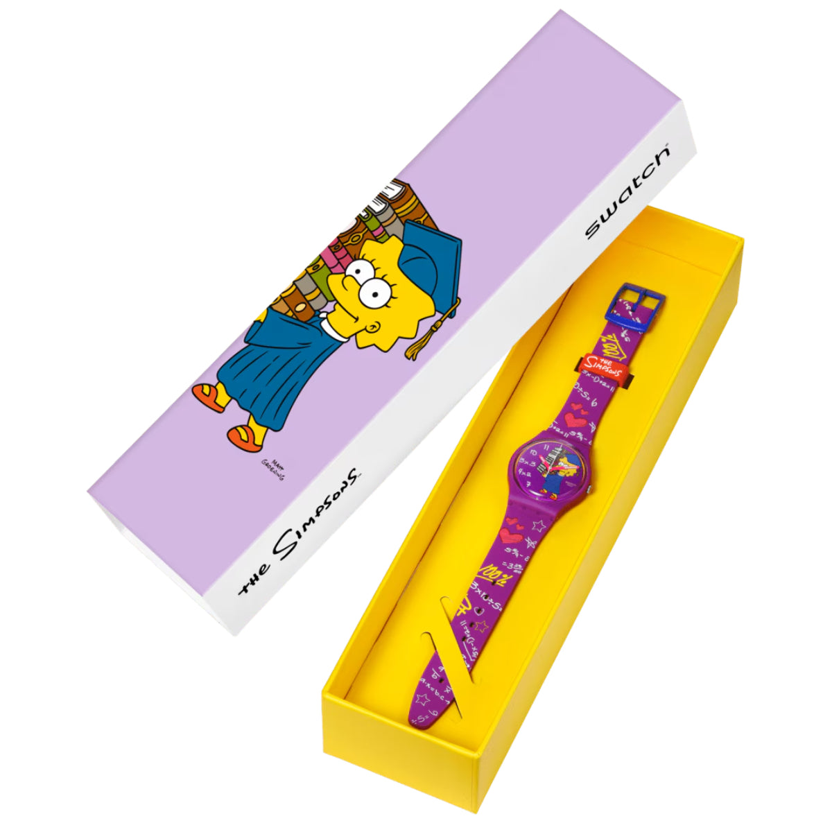 Swatch CLASS ACT PAY! Purple Dial Unisex Watch SO28Z119-5300