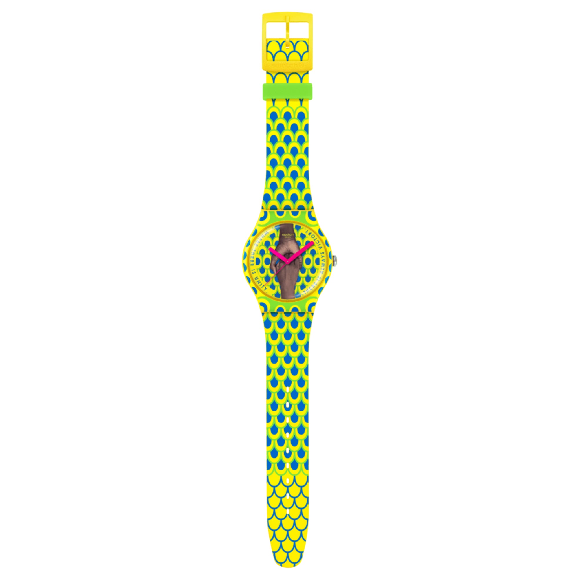 Swatch Unity Always Quartz Yellow Dial Unisex Watch SO29Z148