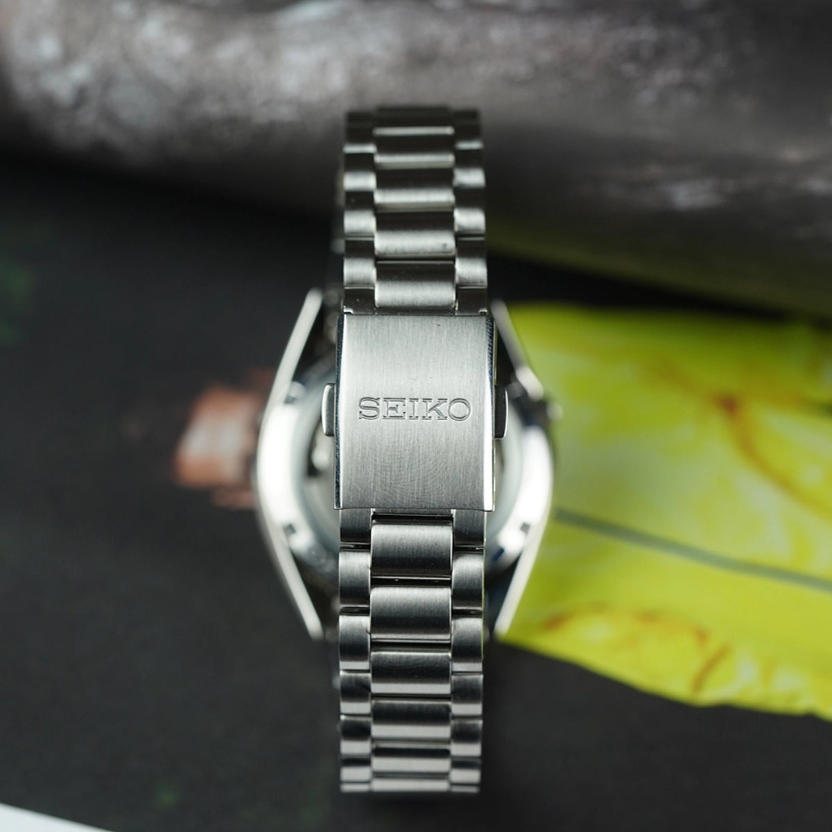 Seiko 5 Sports SNXS Classic ‘Deep Black’ Black Dial Steel Bracelet Men's Watch SRPK89K1
