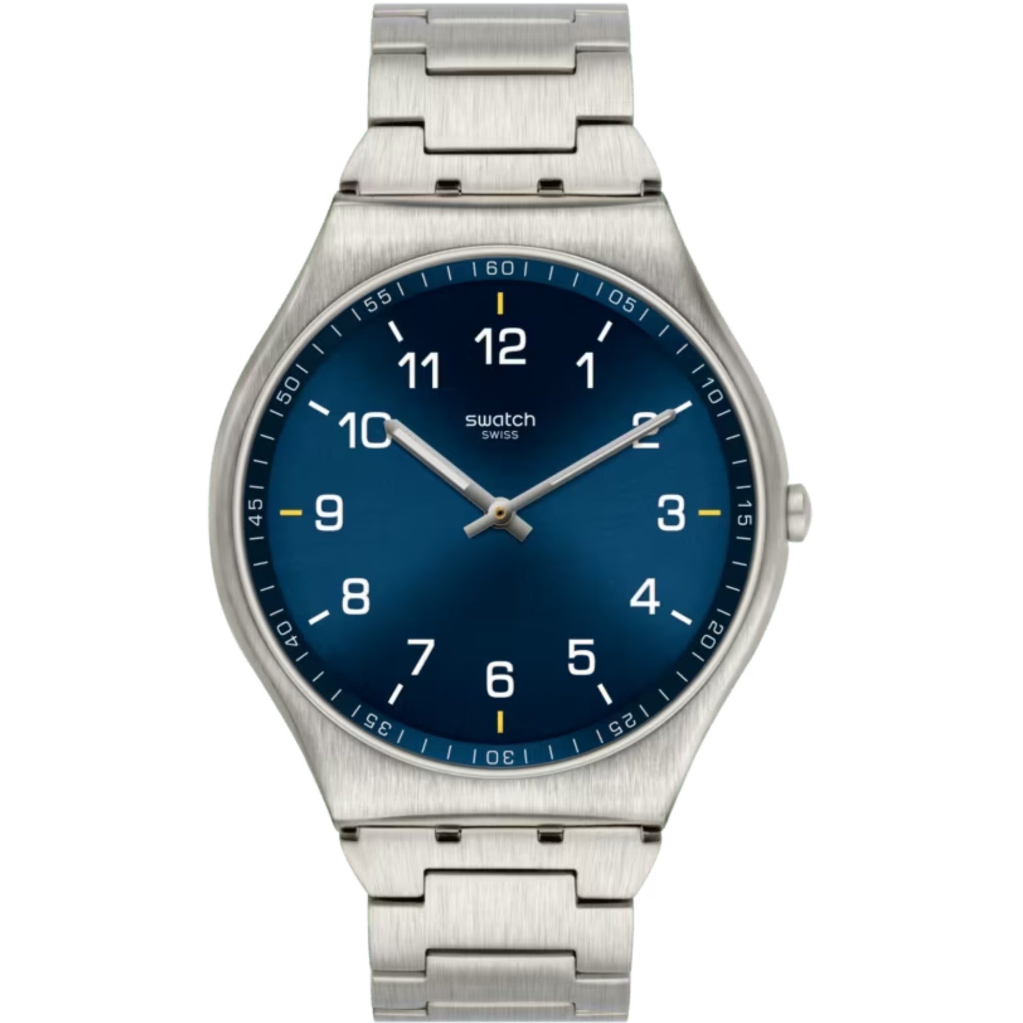 Skin Irony Navy Dial Stainless Steel Bracelet Watch SS07S106G