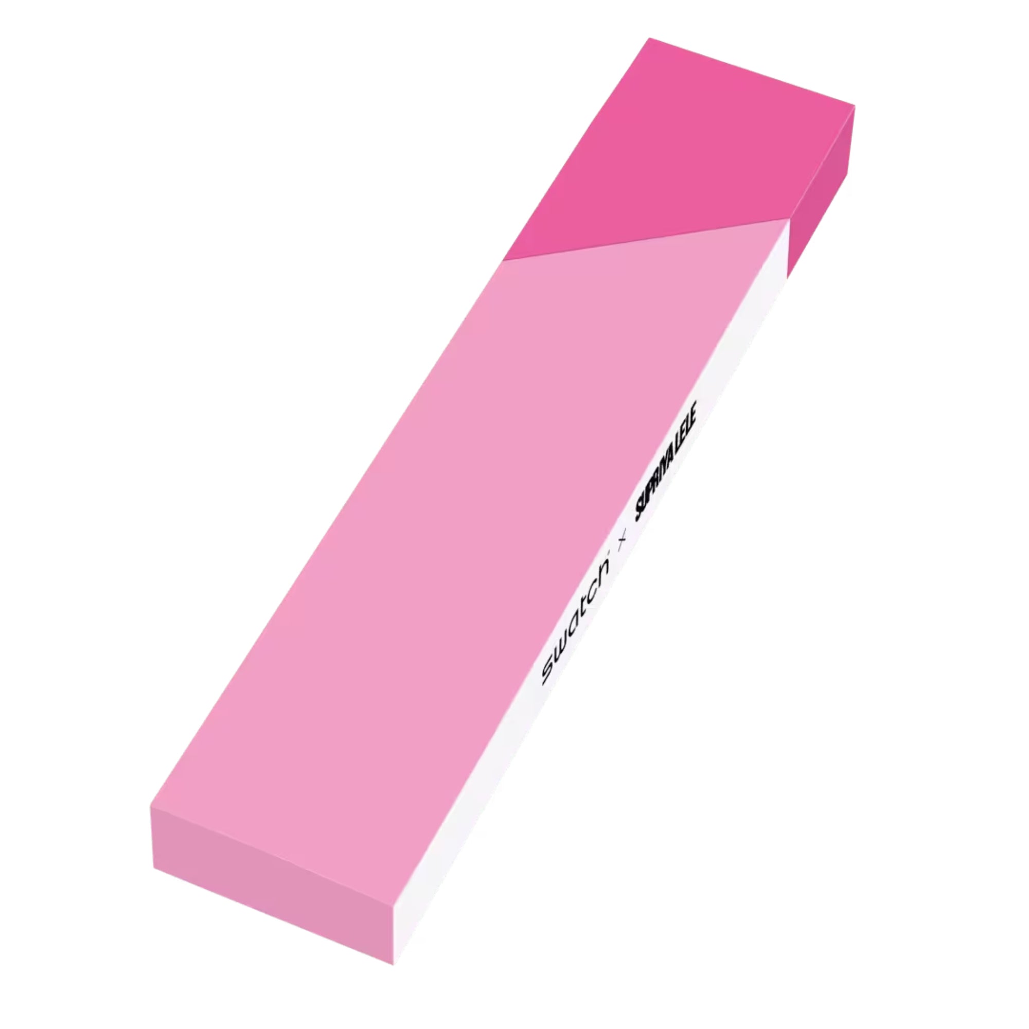 Swatch Supriya Lele India Rose 01 Quartz Yellow Dial Silicone Strap Ladies Watch SS08Z101