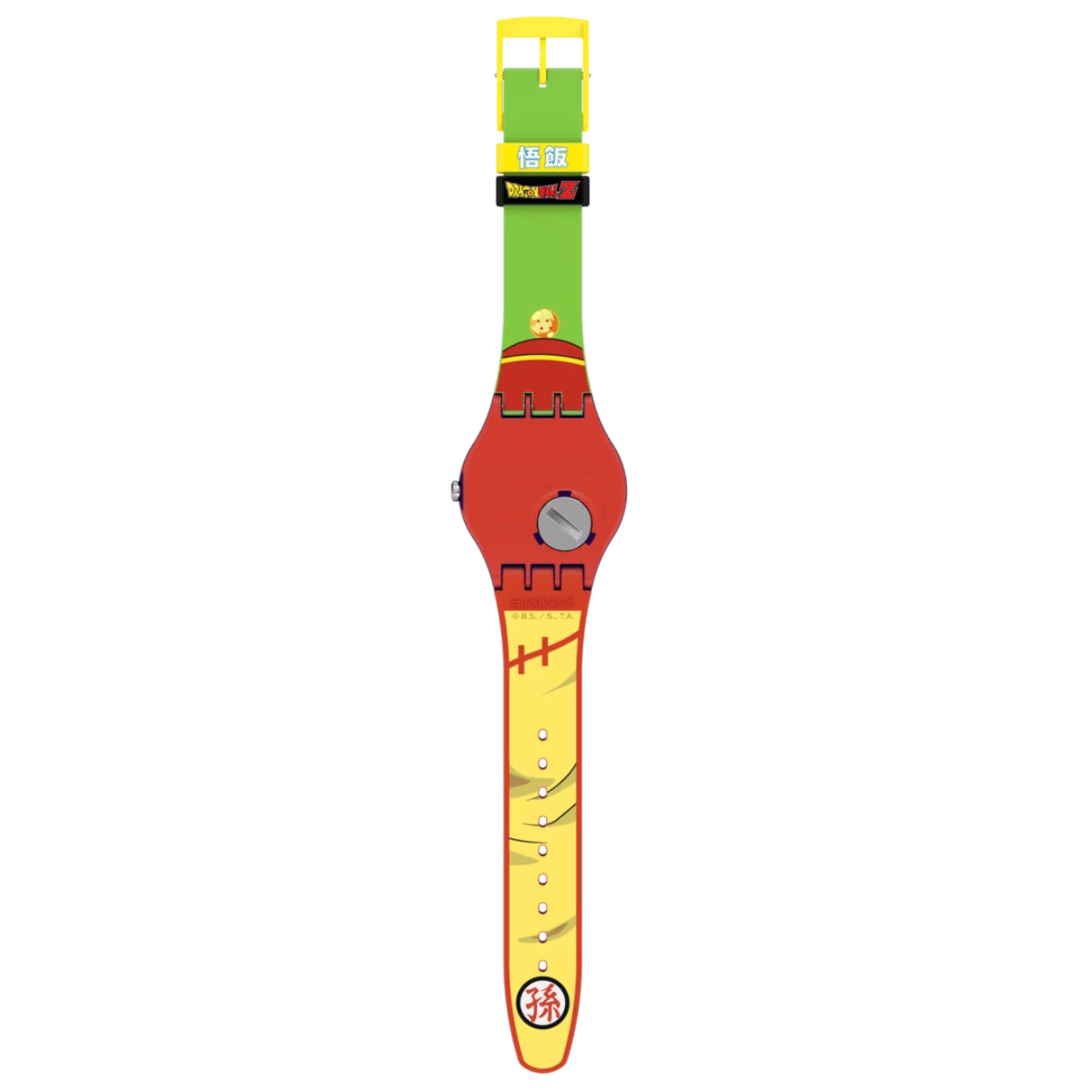 Swatch Originals 41mm Blue Dial Silicone Quartz Watch SUOZ345