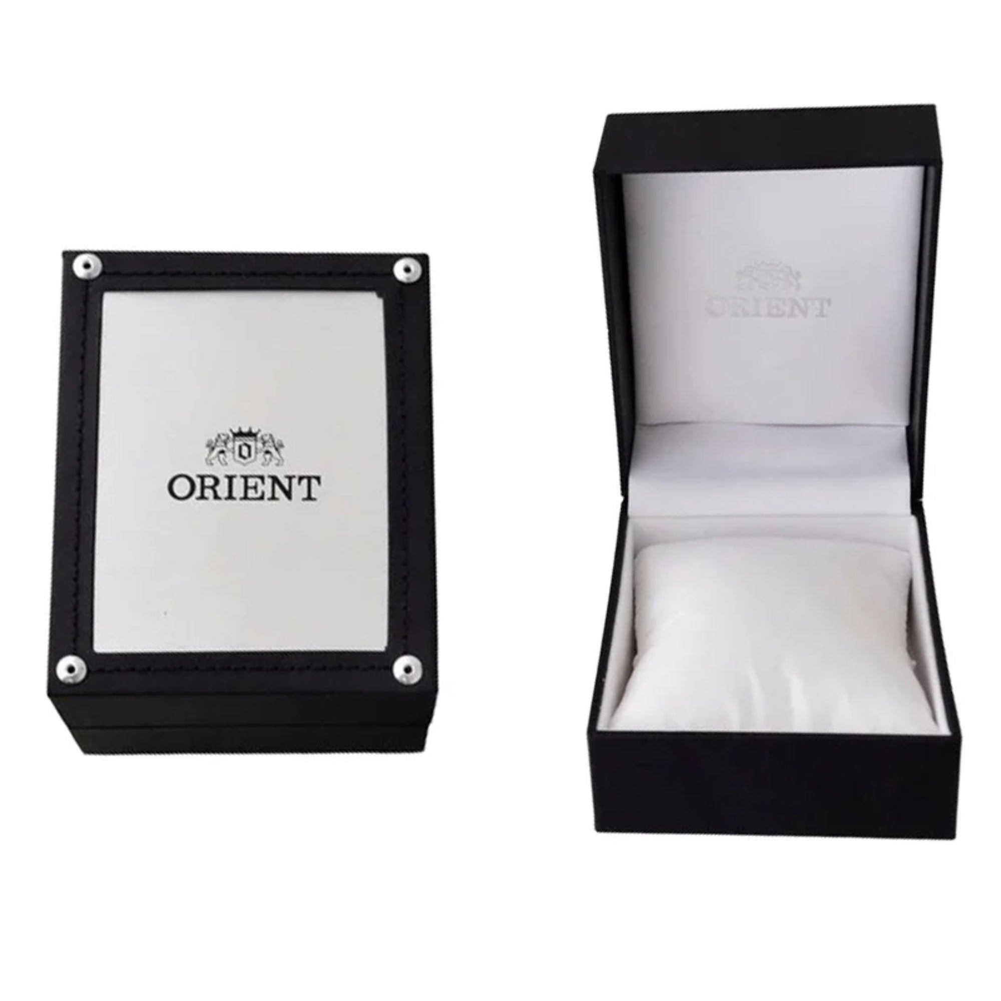 Orient Bambino 42mm Bronze Zifferblatt Leder Automatik Uhr Herren RA-AC0P04Y30B