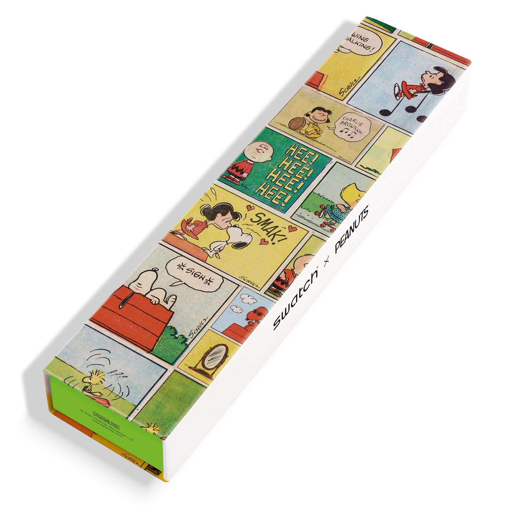 Swatch Peanuts Smak! Snoopy Multi-coloured Dial Silicone Strap Watch SO29Z108