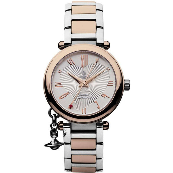 Vivienne Westwood Orb Quartz Silver Dial Steel Strap Ladies Watch VV006RSSL