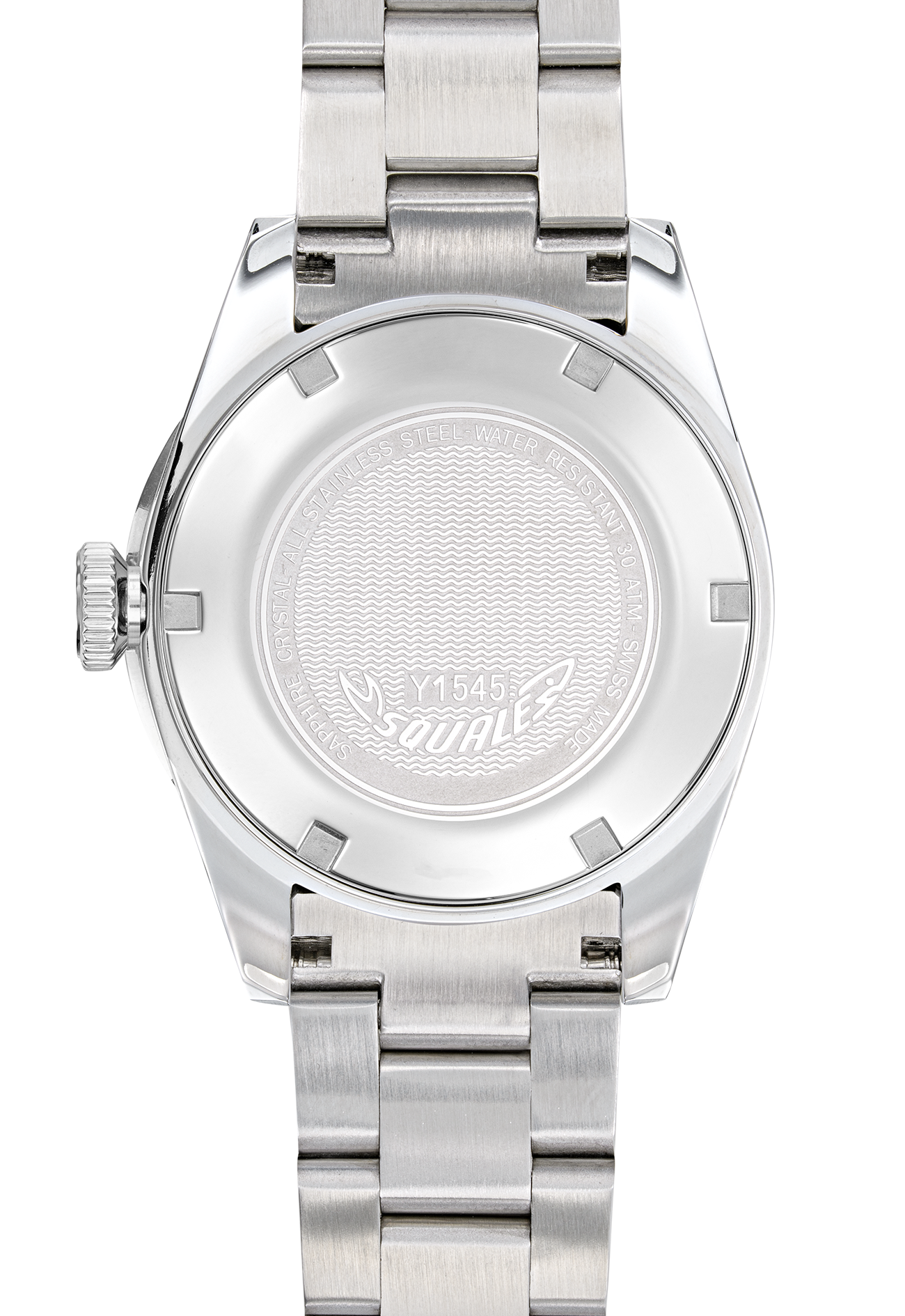 Squale 1545 Automatik Graues Zifferblatt Edelstahlarmband Herren Uhr 1545GG.AC