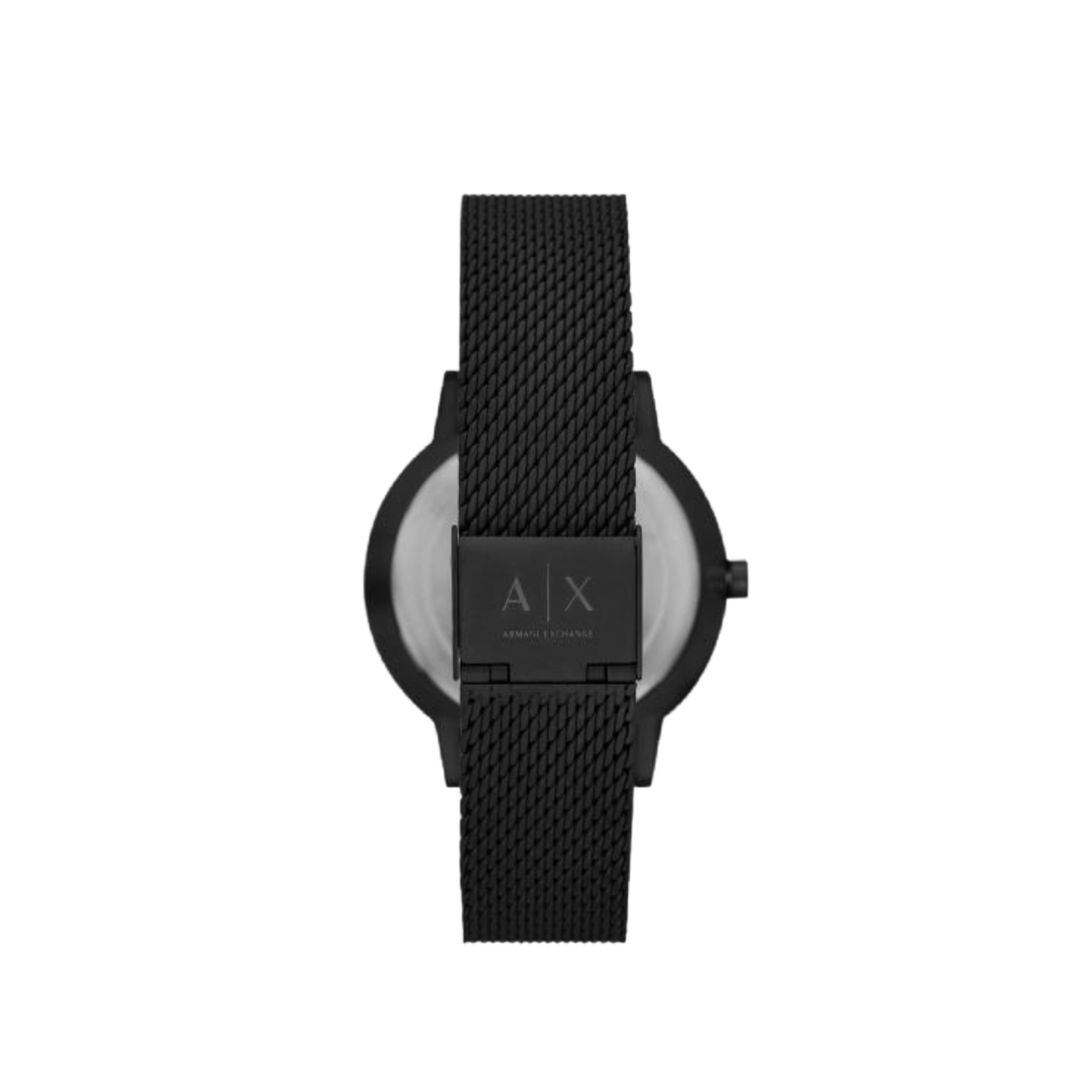 Armani Exchange Quartz Black Dial Steel Mesh Strap Men’s Watch AX2760 - WatchNation