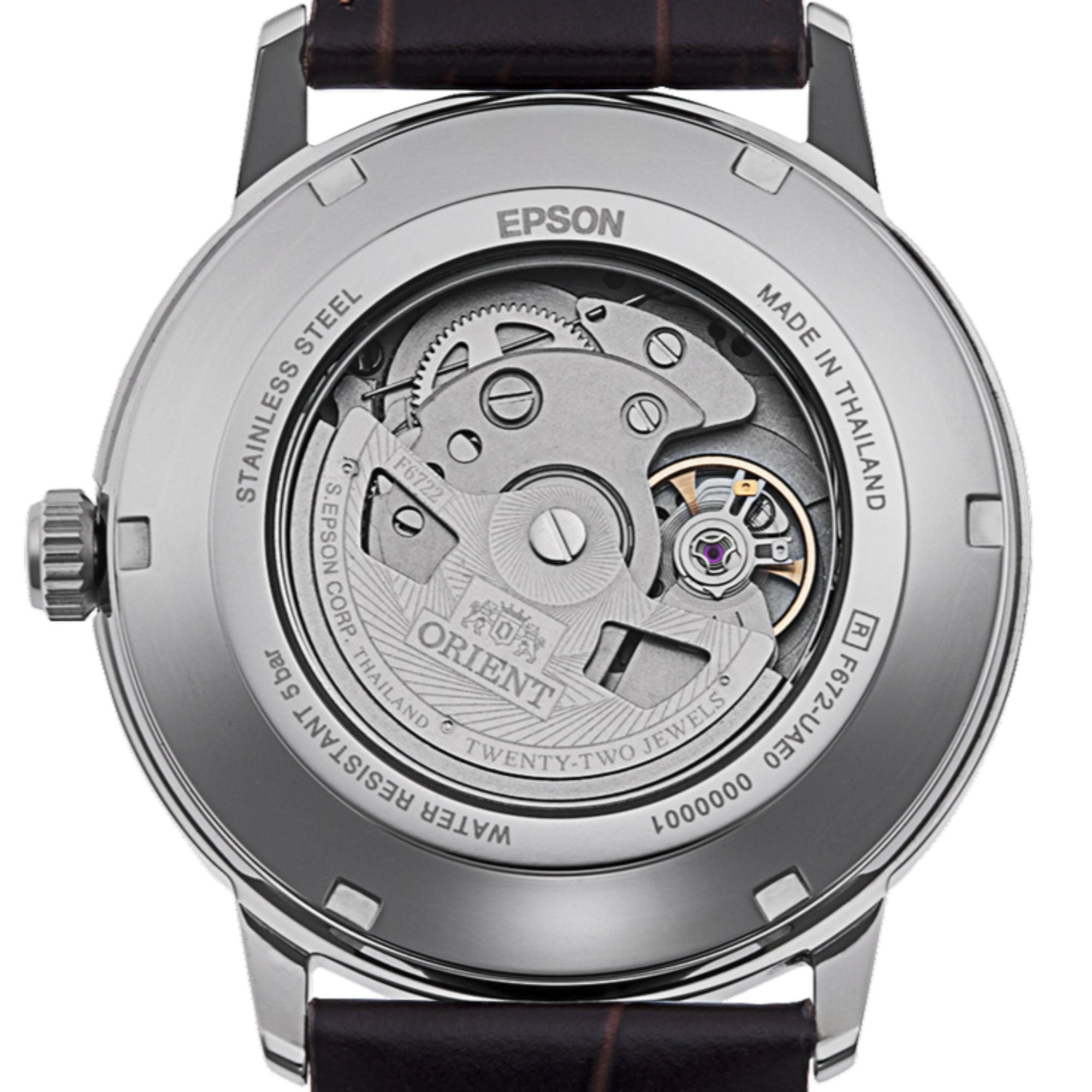 Orient RA-AC0F16S30B caseback close-up