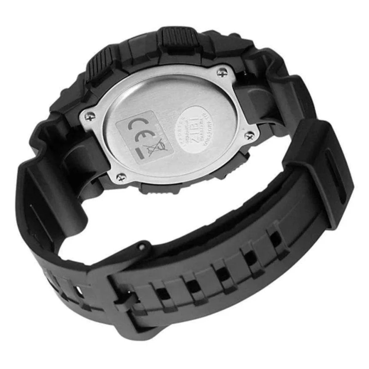 Casio Collection Quarz Digital Schwarzes Harzarmband Uhr W-735H-1AVEF