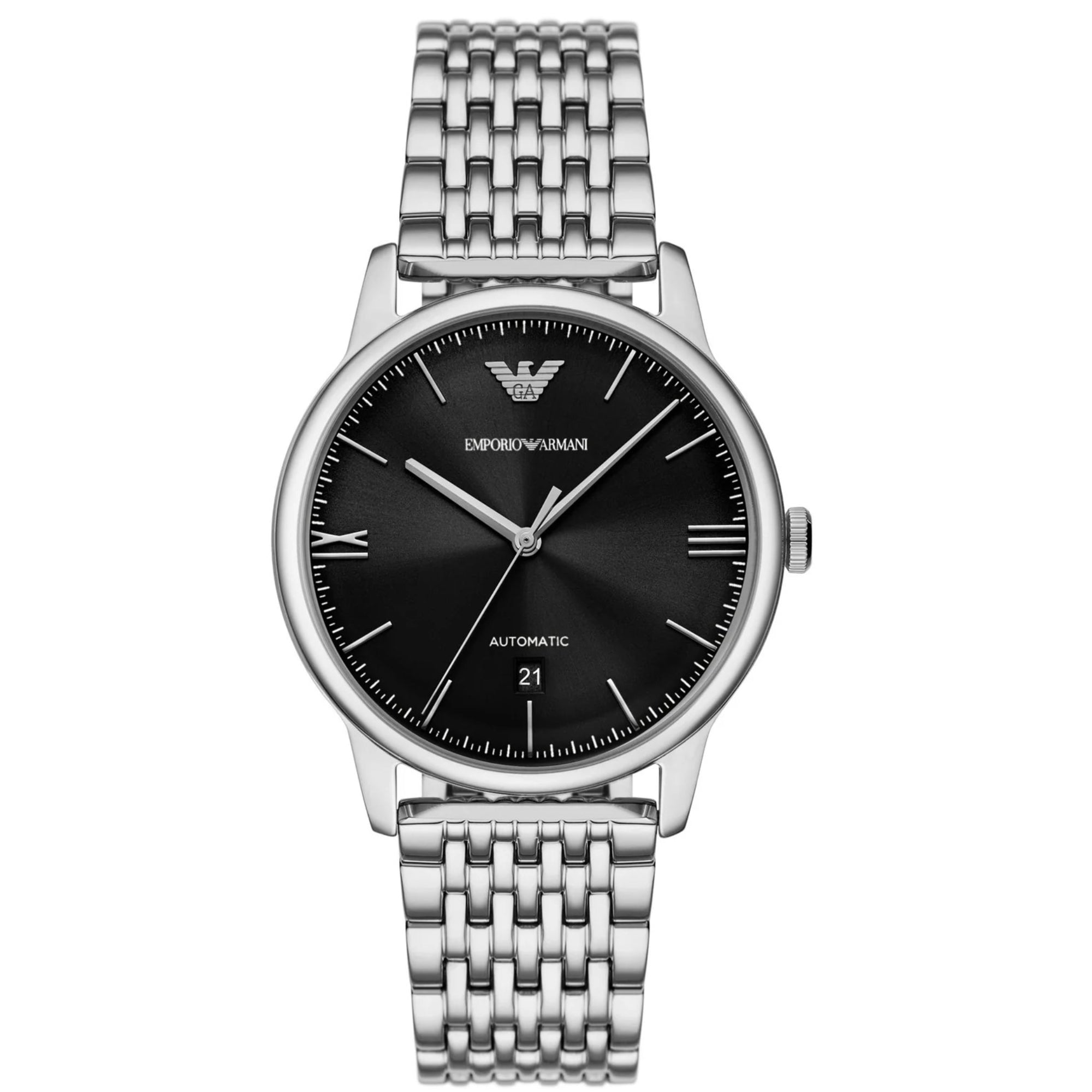 Emporio Armani Automatic Black Dial Men's Watch AR60081