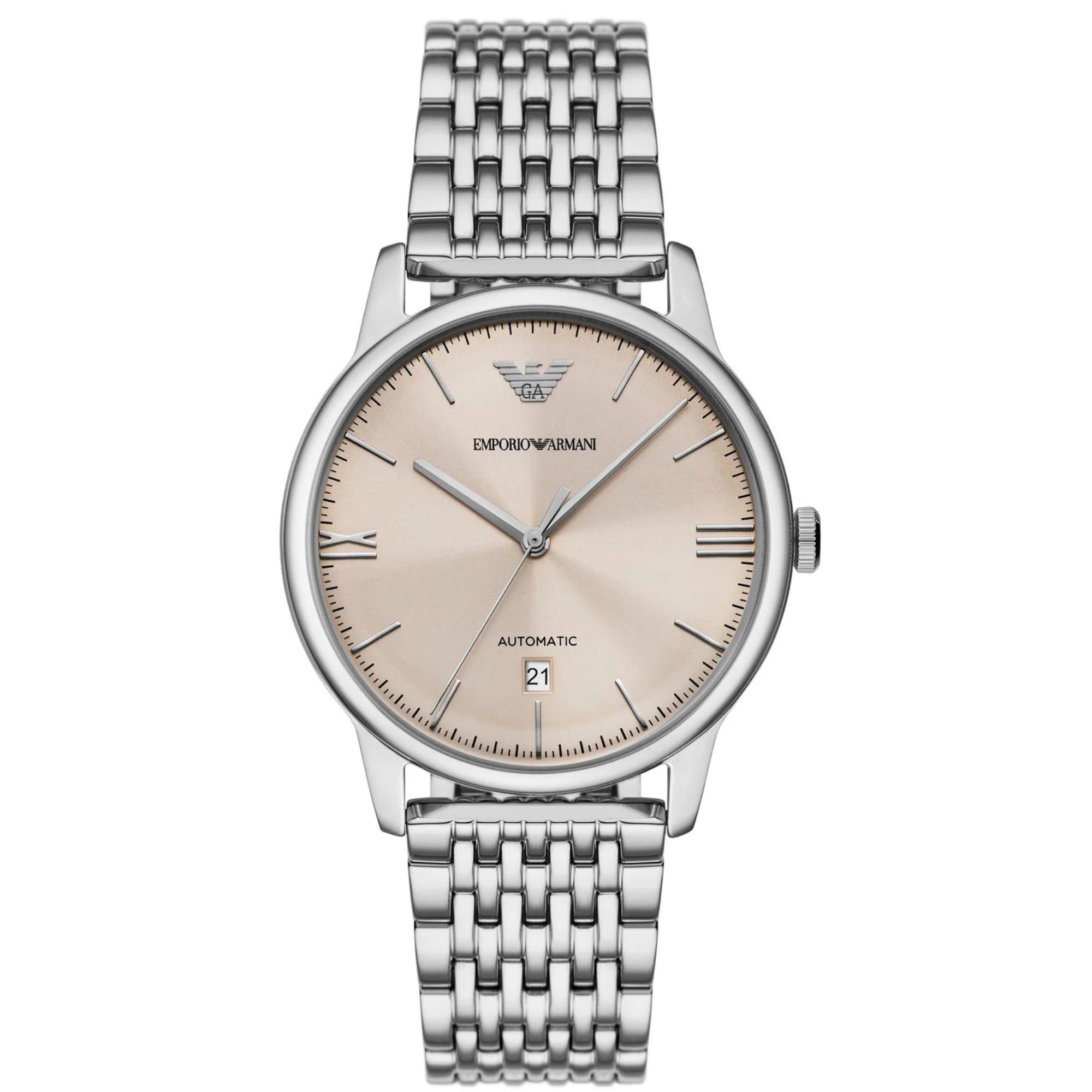 Emporio Armani Automatic Stainless Steel Watch Men’s AR60082