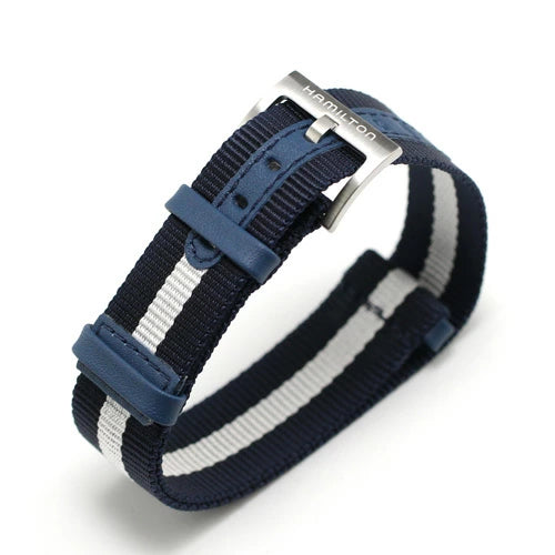 Hamilton Khaki Field Blaues NATO Textil Uhrenarmband H600682101