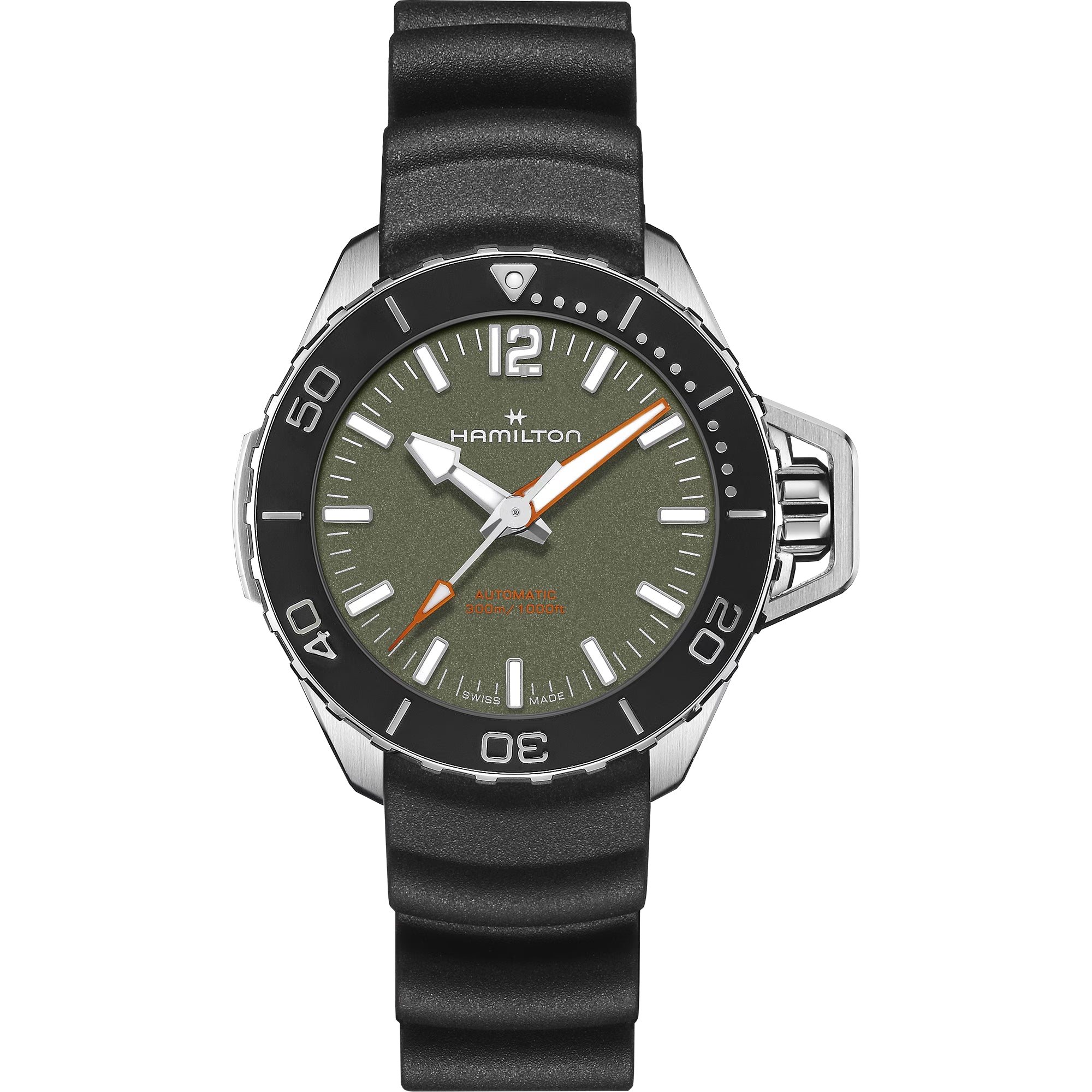 Hamilton Khaki Navy Frogman Auto H77455360 WatchNation